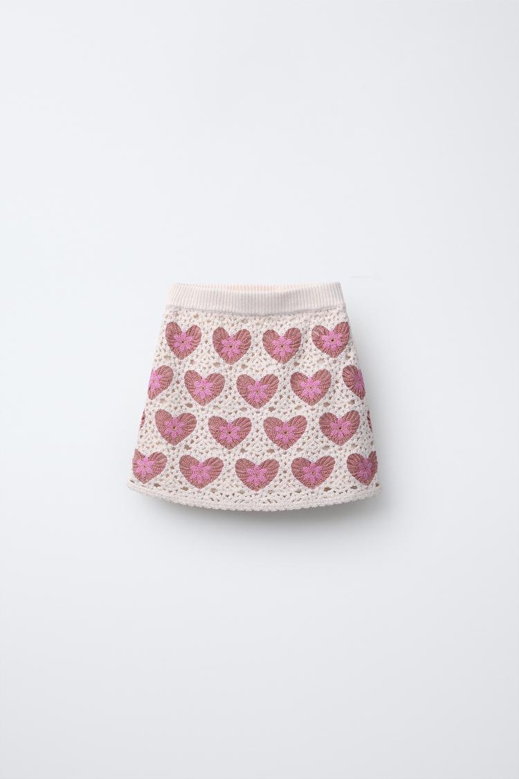 CROCHET HEART SKIRT
