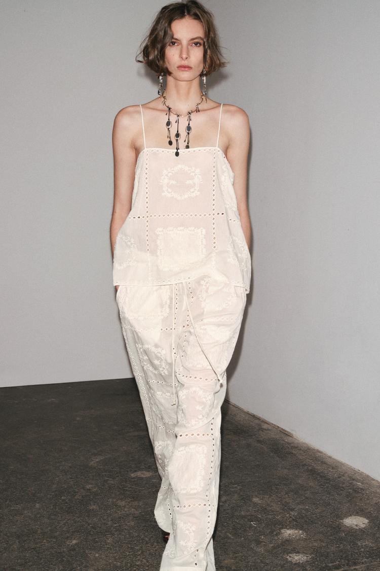 ZW COLLECTION EMBROIDERED TOP