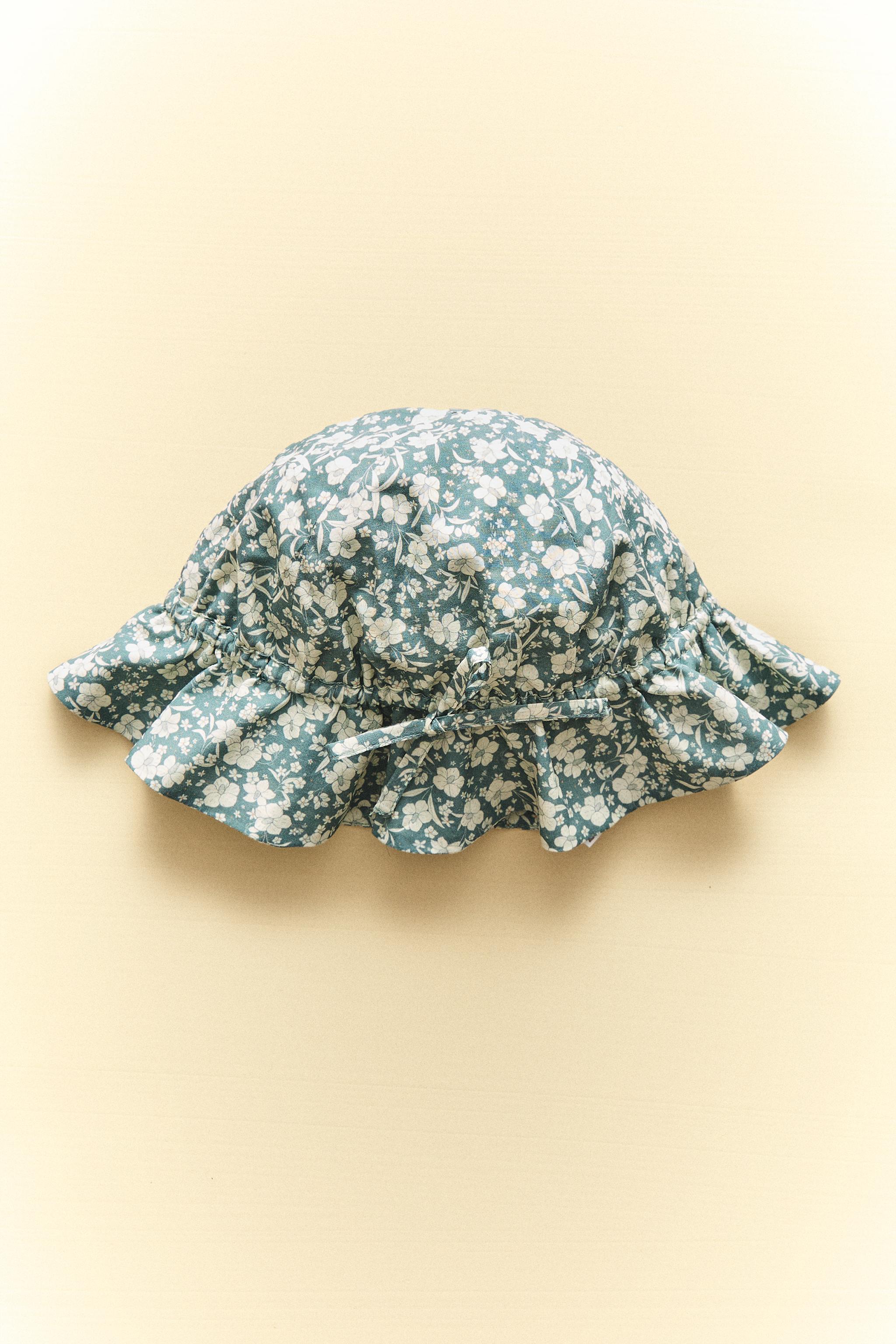 BOB DE PLAGE ENFANT FLEURS TROPICALES