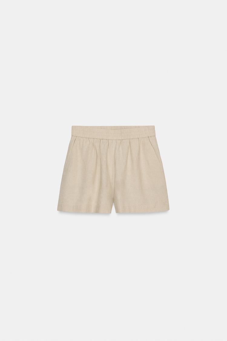 LINEN SHORTS - Zara product image
