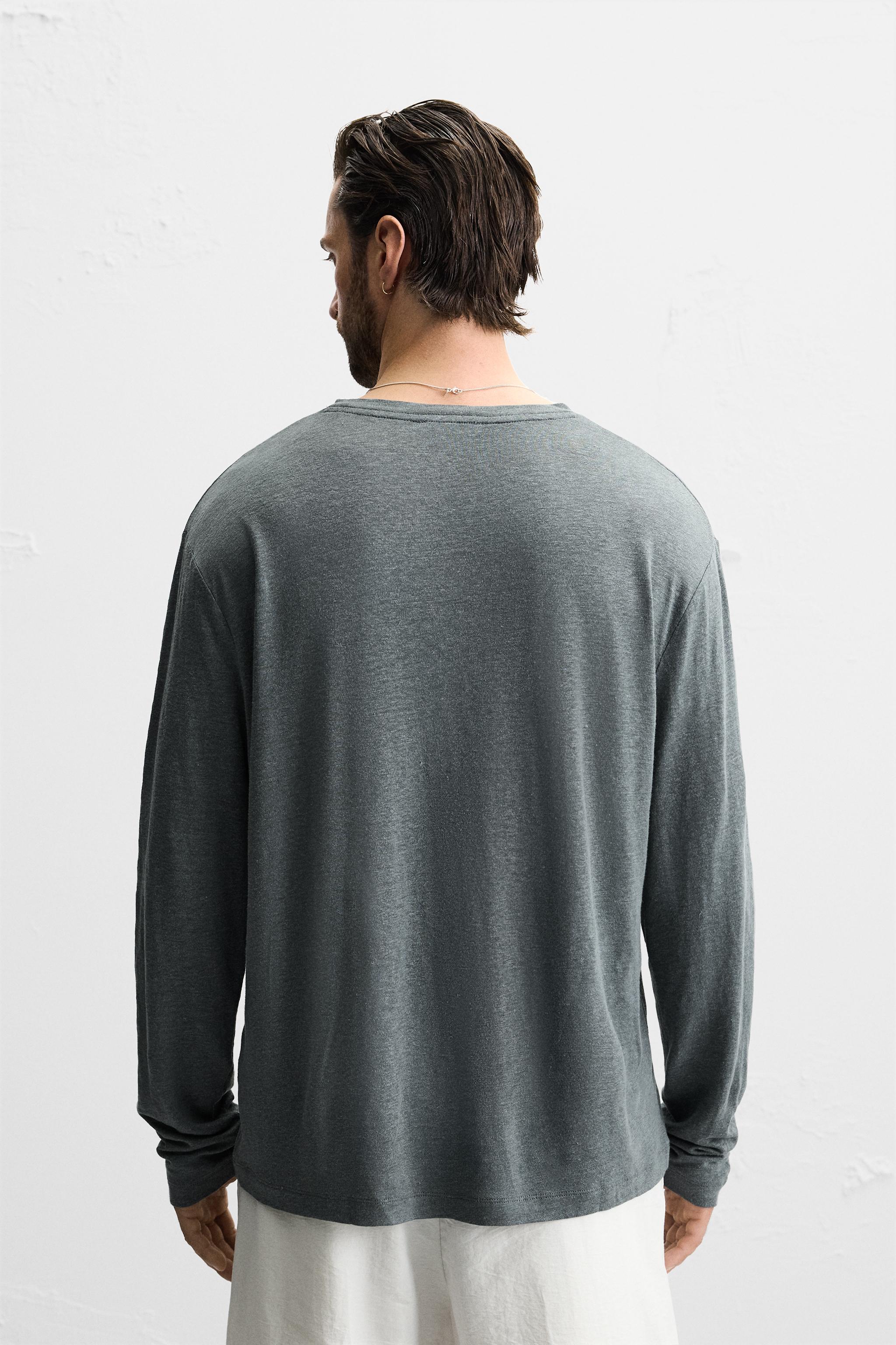 LINEN BLEND T-SHIRT