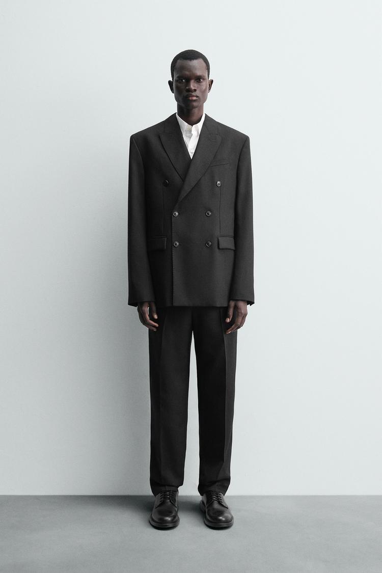 WOOL SUIT PANTS