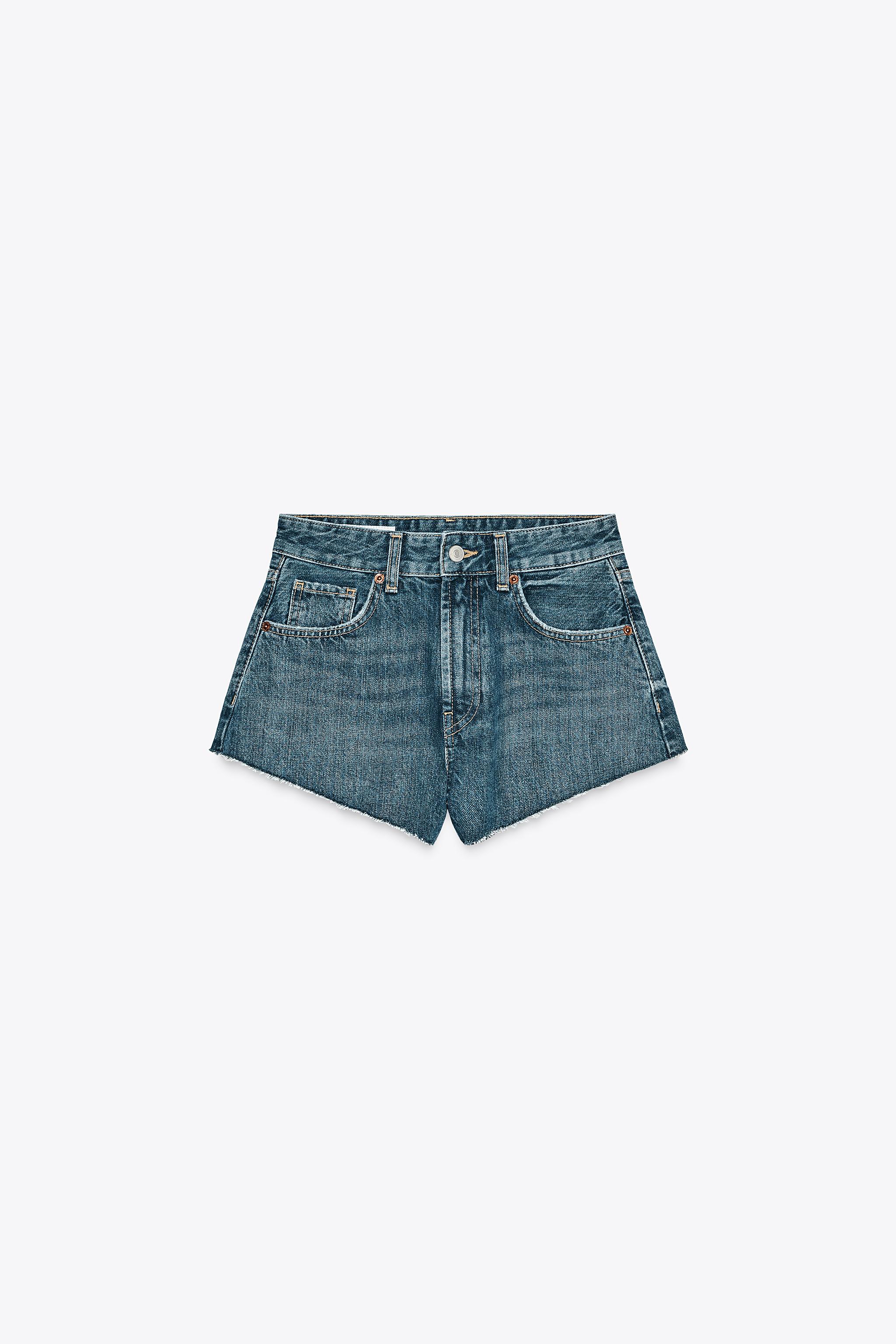 SHORT MINI EN JEAN TRF TAILLE NORMALE