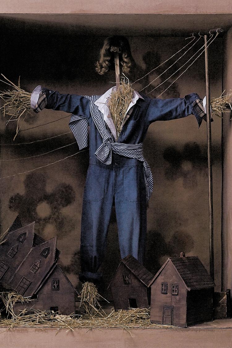 TRF WASHED EFFECT DENIM JUMPSUIT - Zara product image