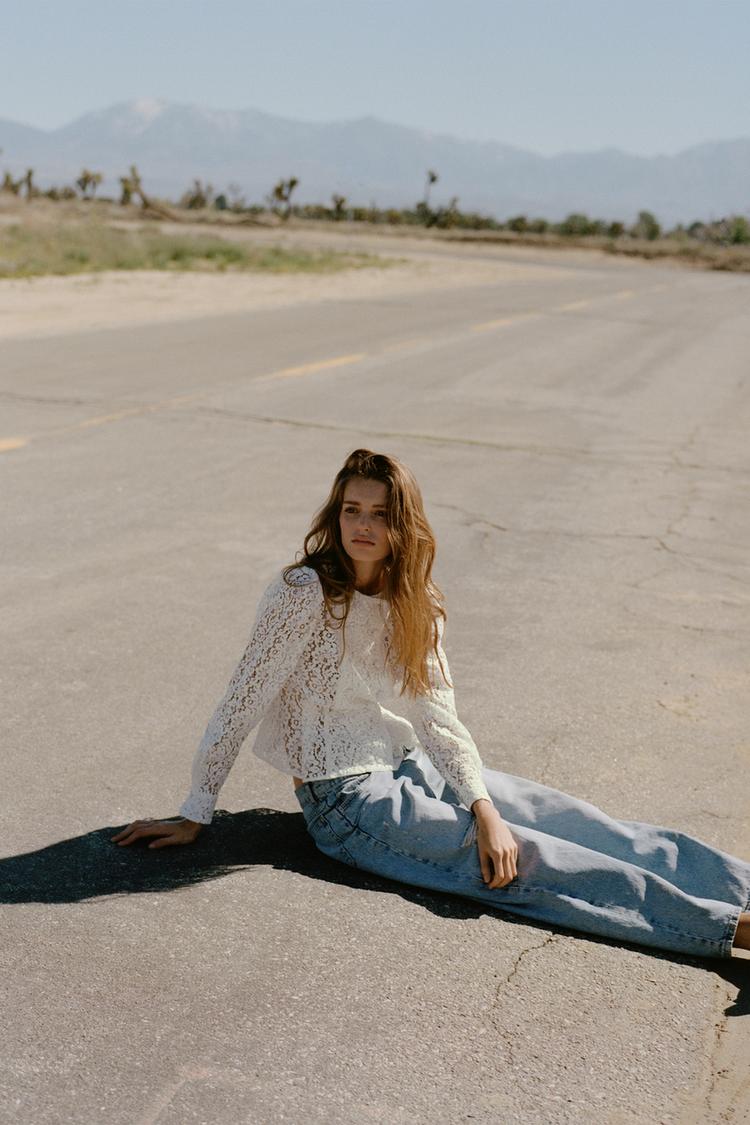 LACE WRAP JACKET - Zara product image