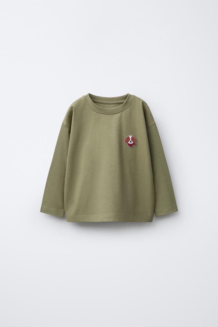 RUBBERIZED ANIMAL T-SHIRT - Zara product image