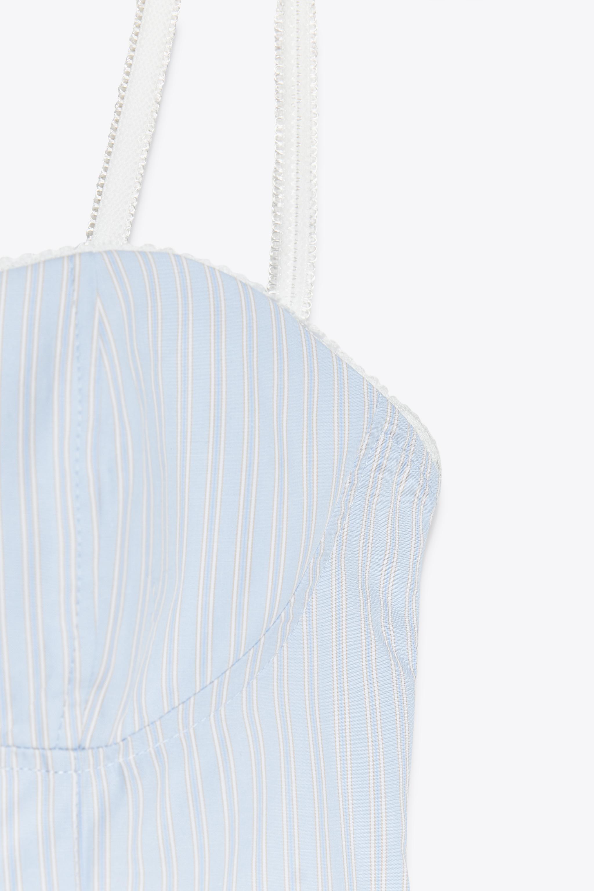 POPLIN PEPLUM BOW TOP