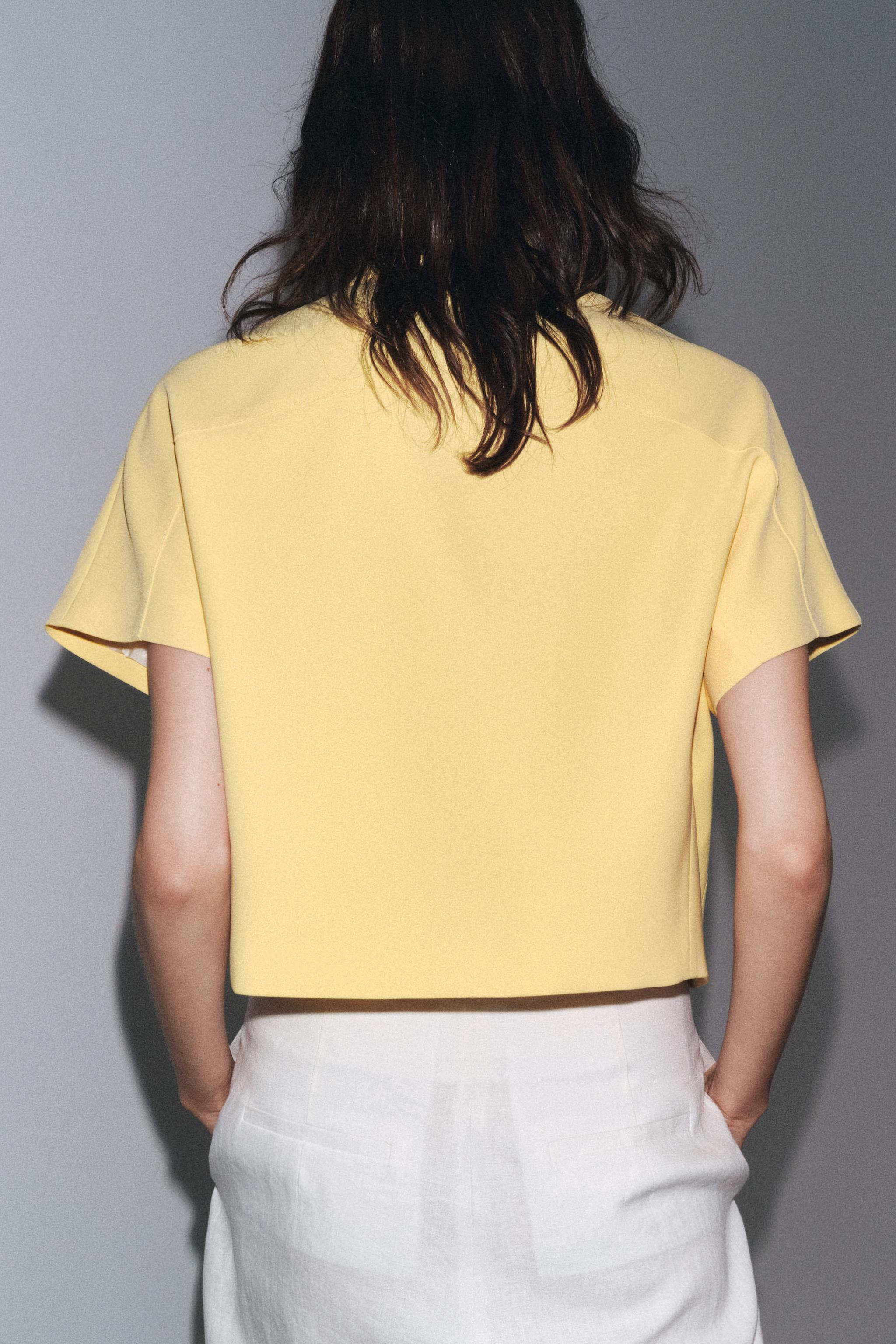 ZW COLLECTION CROPPED JACKET