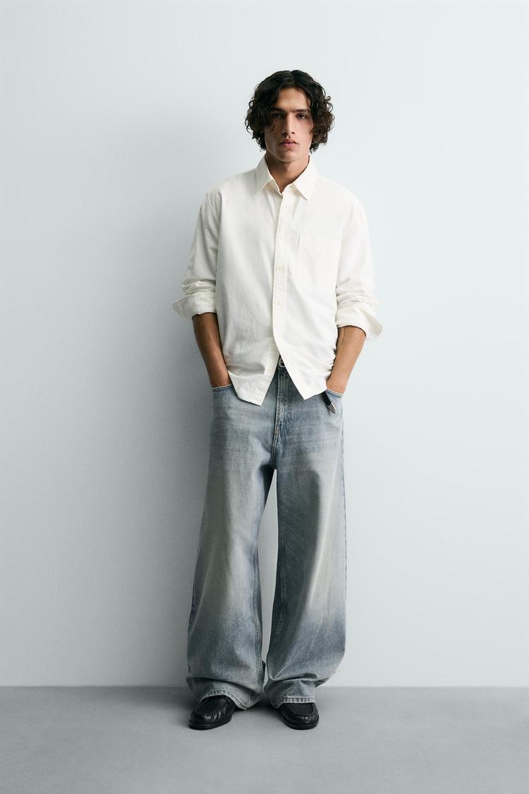 RIPPED BAGGY FIT JEANS - Zara product image