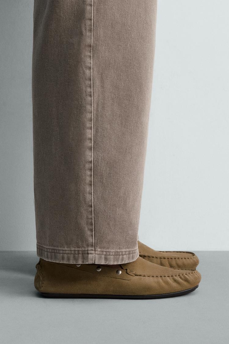 LEATHER LOAFERS - Zara product image