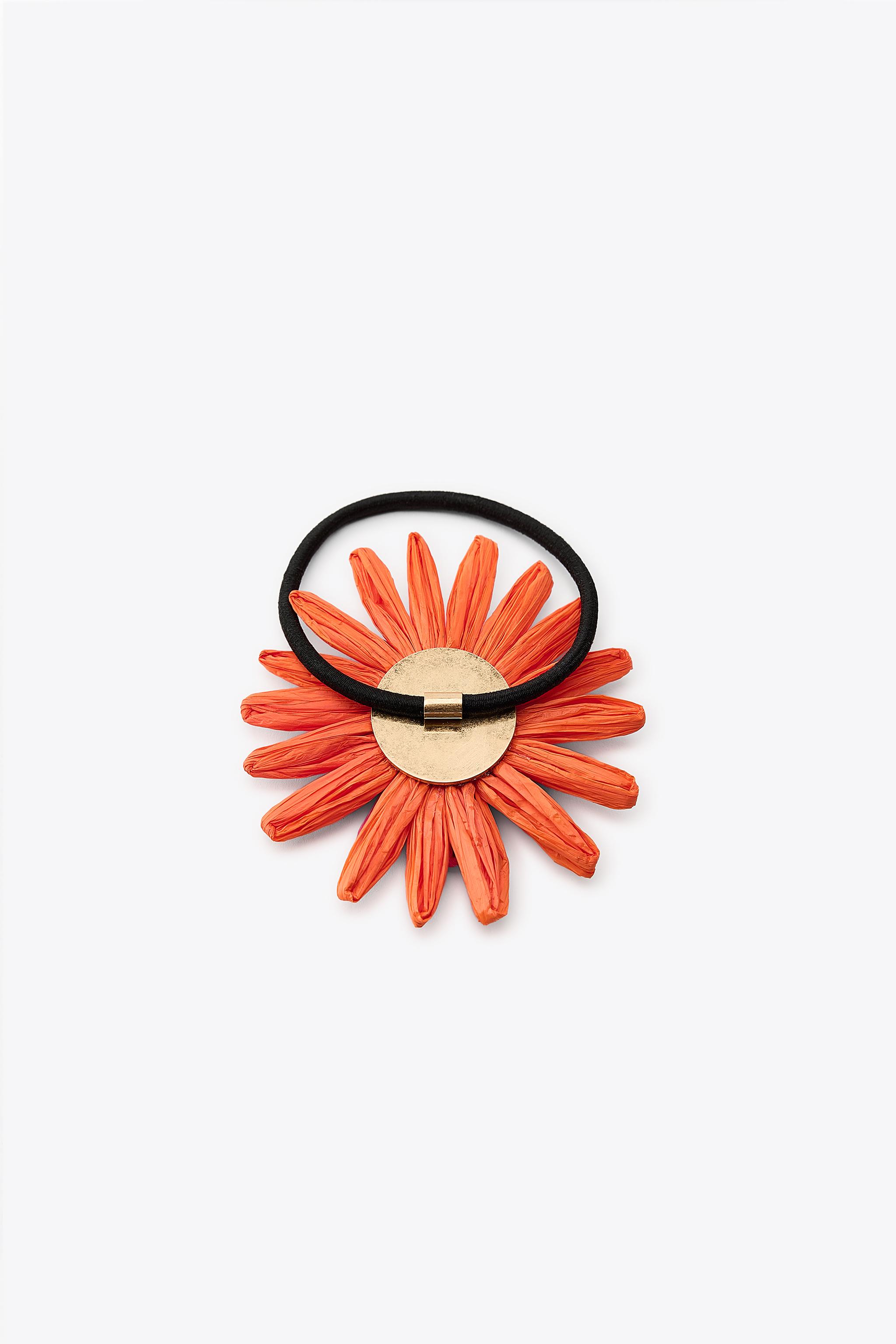 CHOUCHOU FLEUR RAPHIA