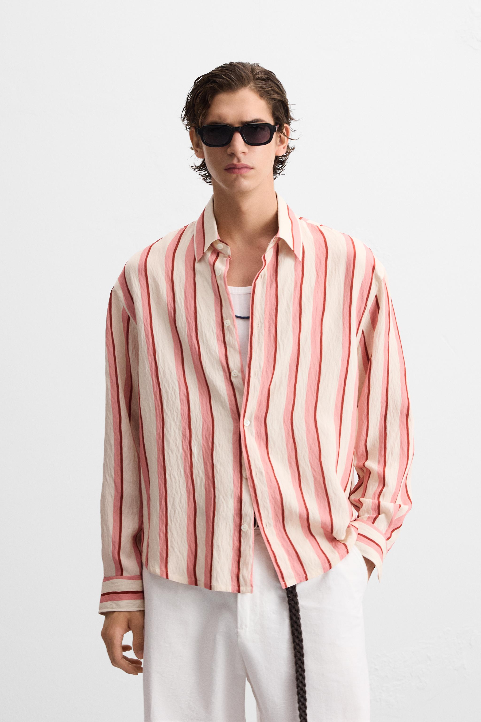 CHEMISE FLUIDE RAYURES