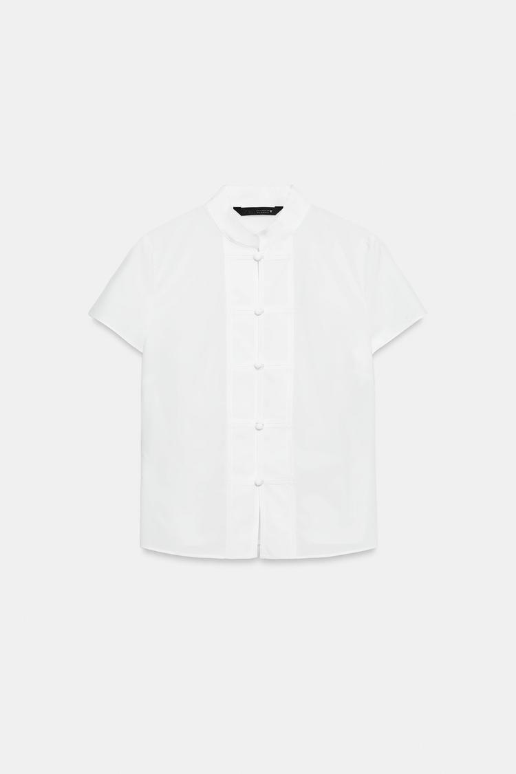 FIREMAN CLASP POPLIN SHIRT - Zara product image