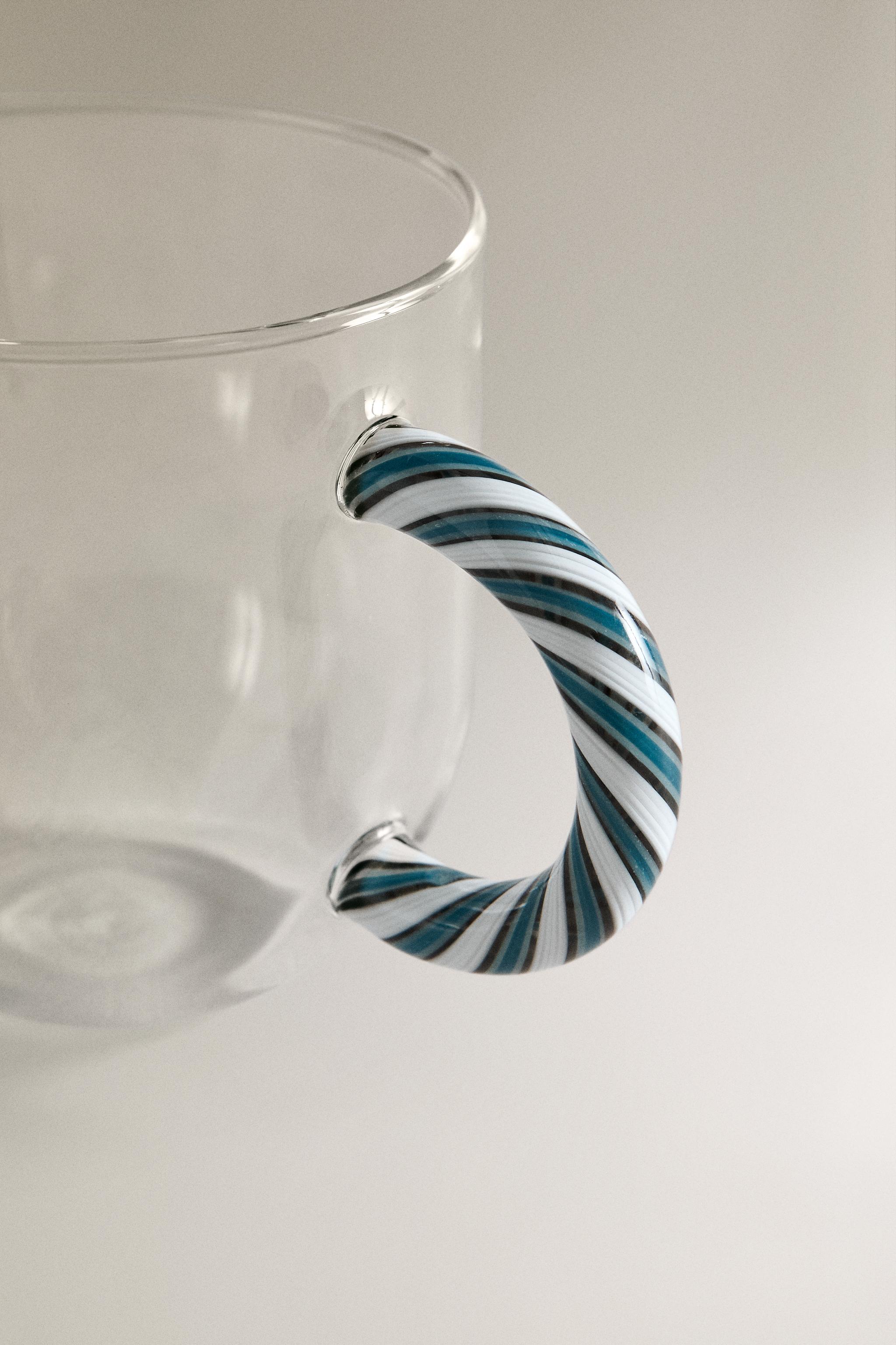 TASSE BOROSILICATE ANSE SPIRALE