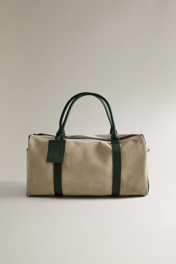 LEATHER TRAVEL BAG - Zara product image