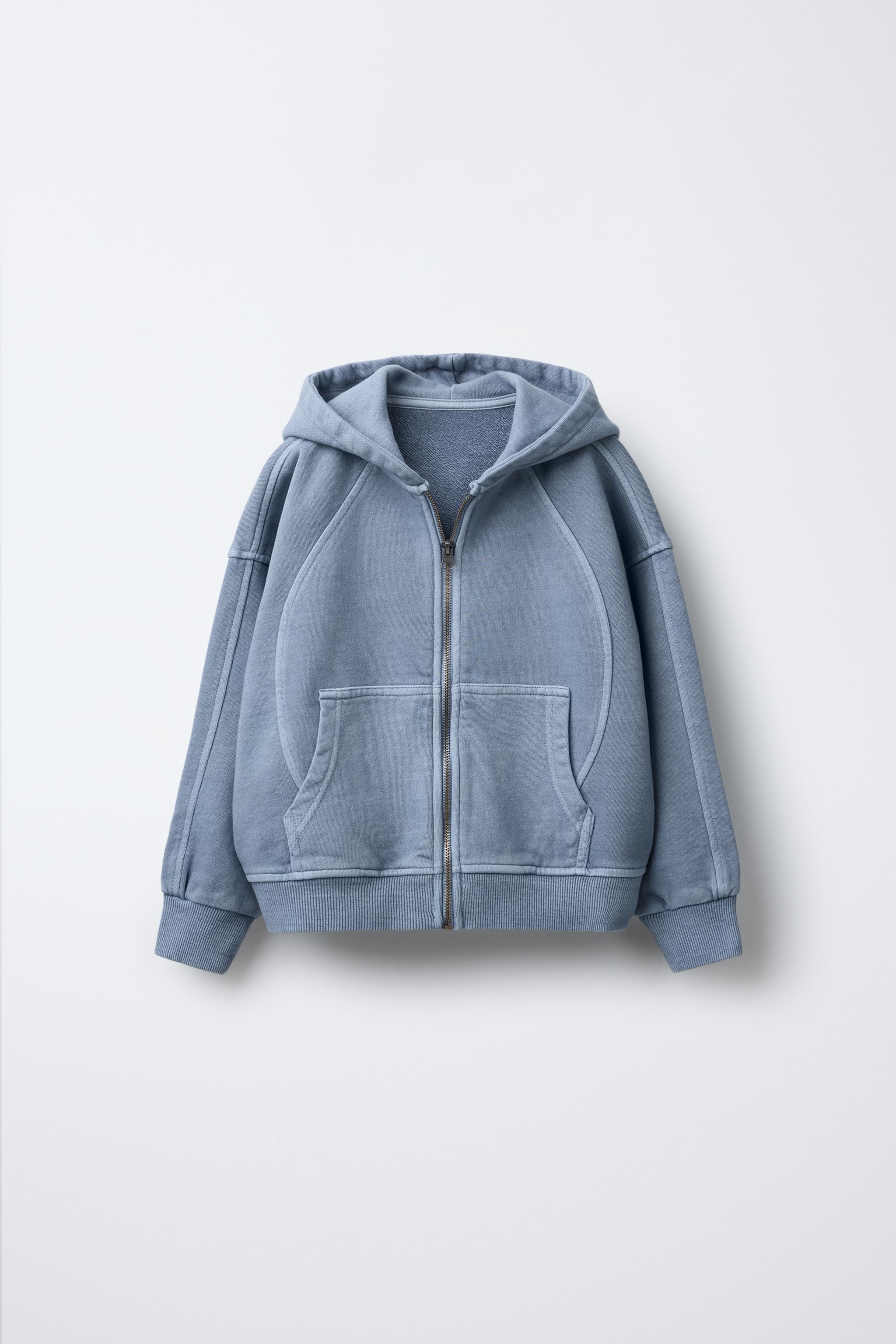 Zara ACID WASH HOODIE SWEATSHIRT | Mall of America®