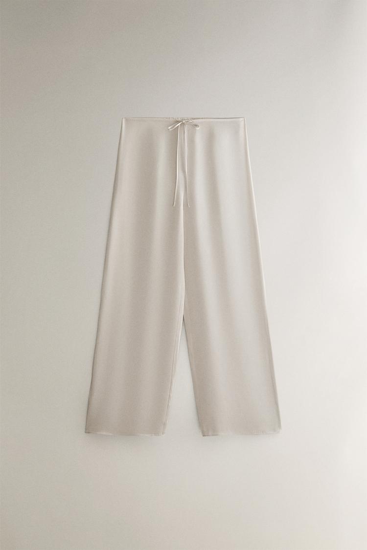 SILK TROUSERS - Zara product image