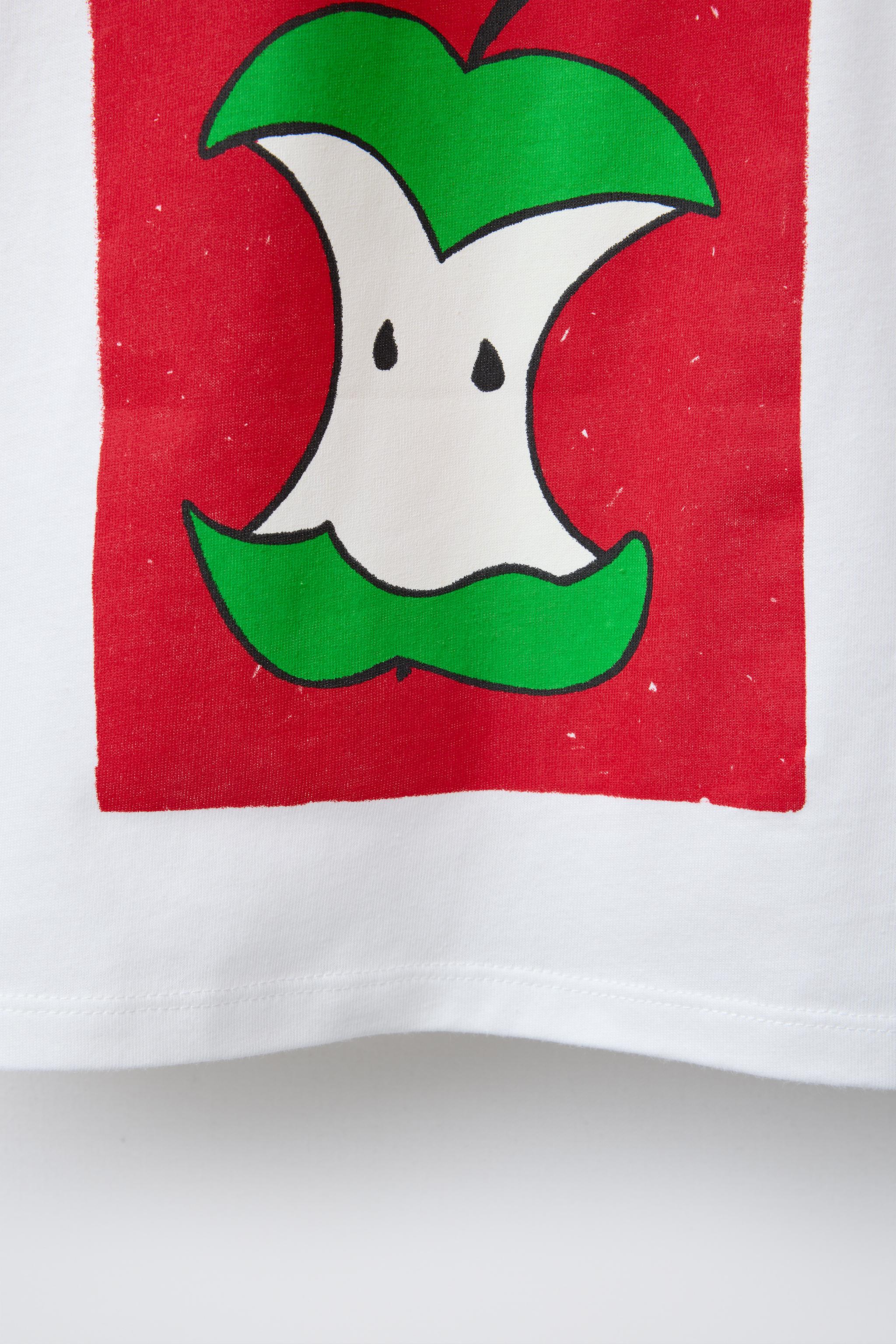 APPLE PRINT T-SHIRT