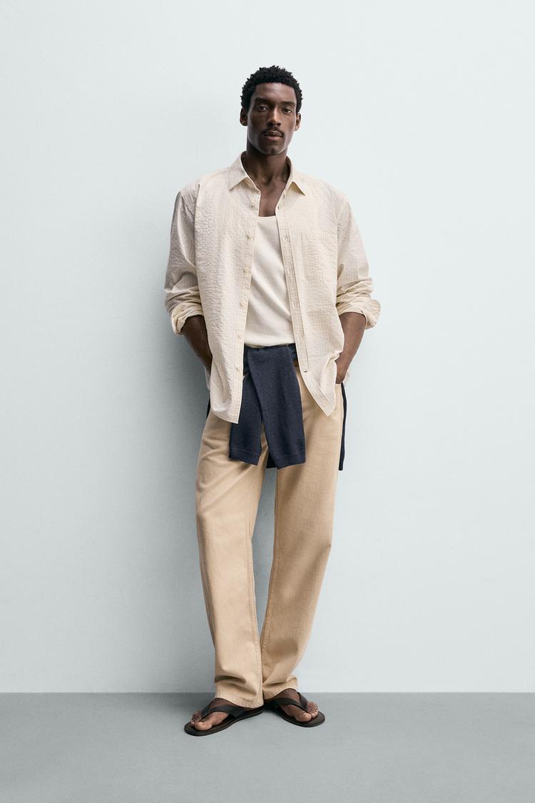 REGULAR FIT STRIPED SHIRT - Zara product image