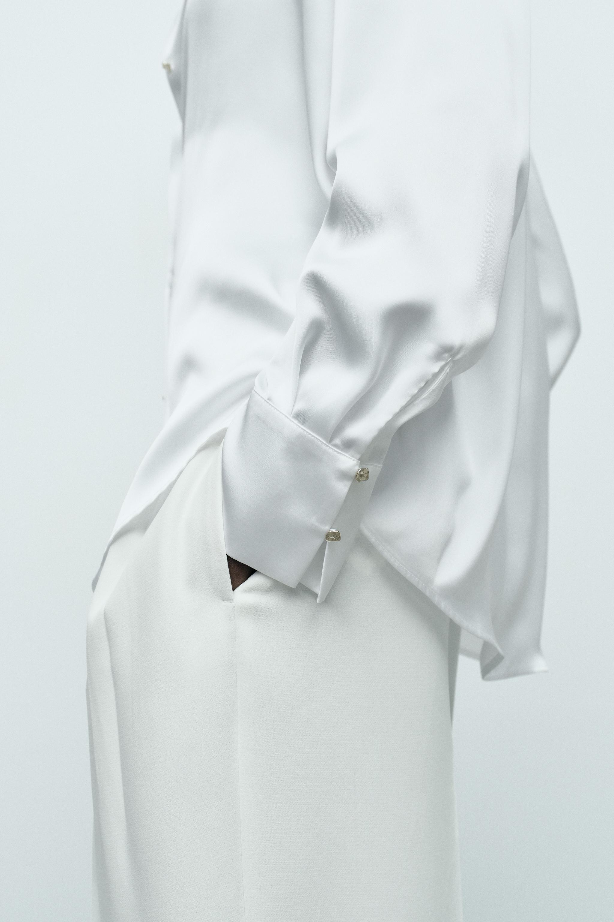 CHEMISE BASIQUE SATINÉE