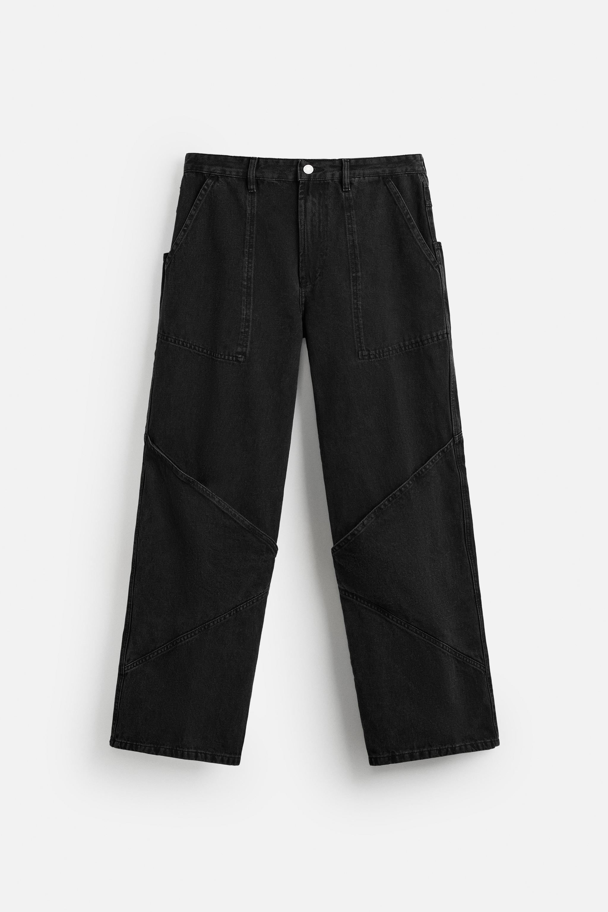 RELAXED FIT OVERSIZED POCKETS JEANS