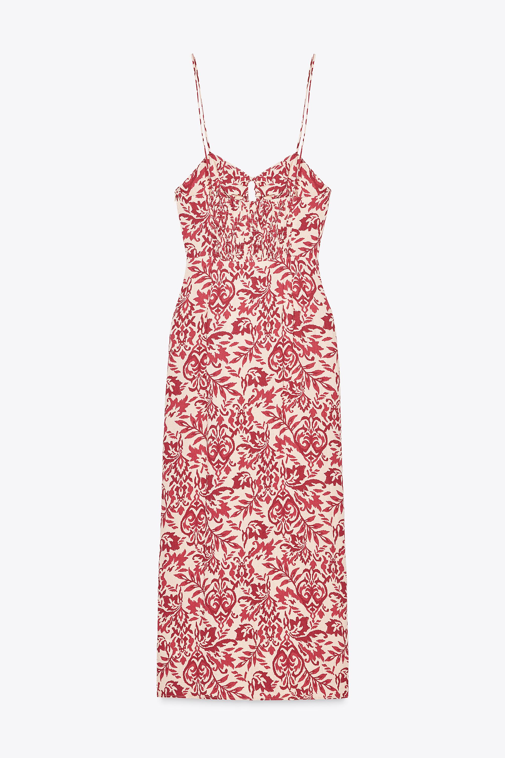 ROBE MIDI RUSTIQUE IMPRIMÉE