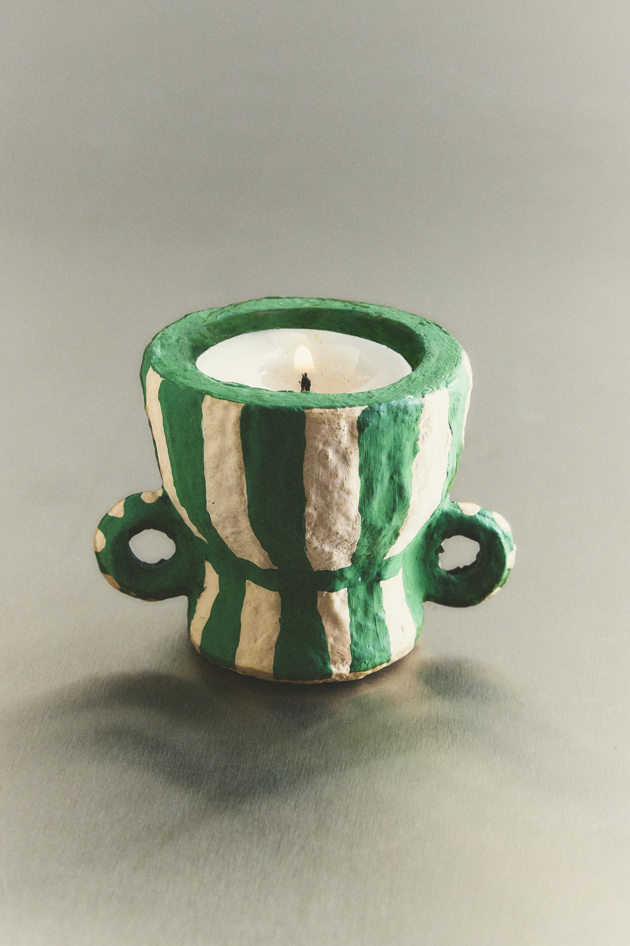 PAPIER-MÂCHÉ TEALIGHT HOLDER