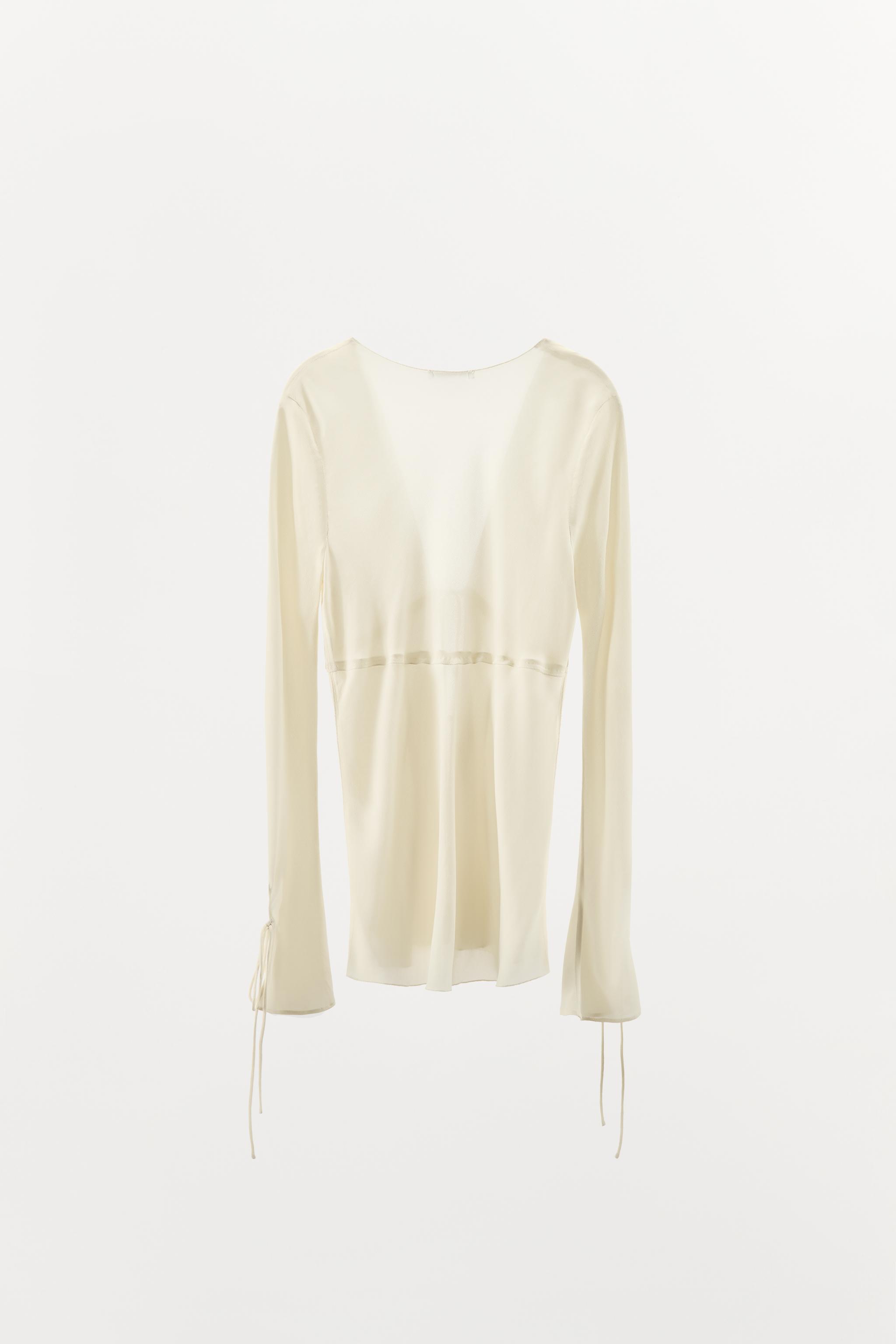 CHEMISE LACÉE DEVANT