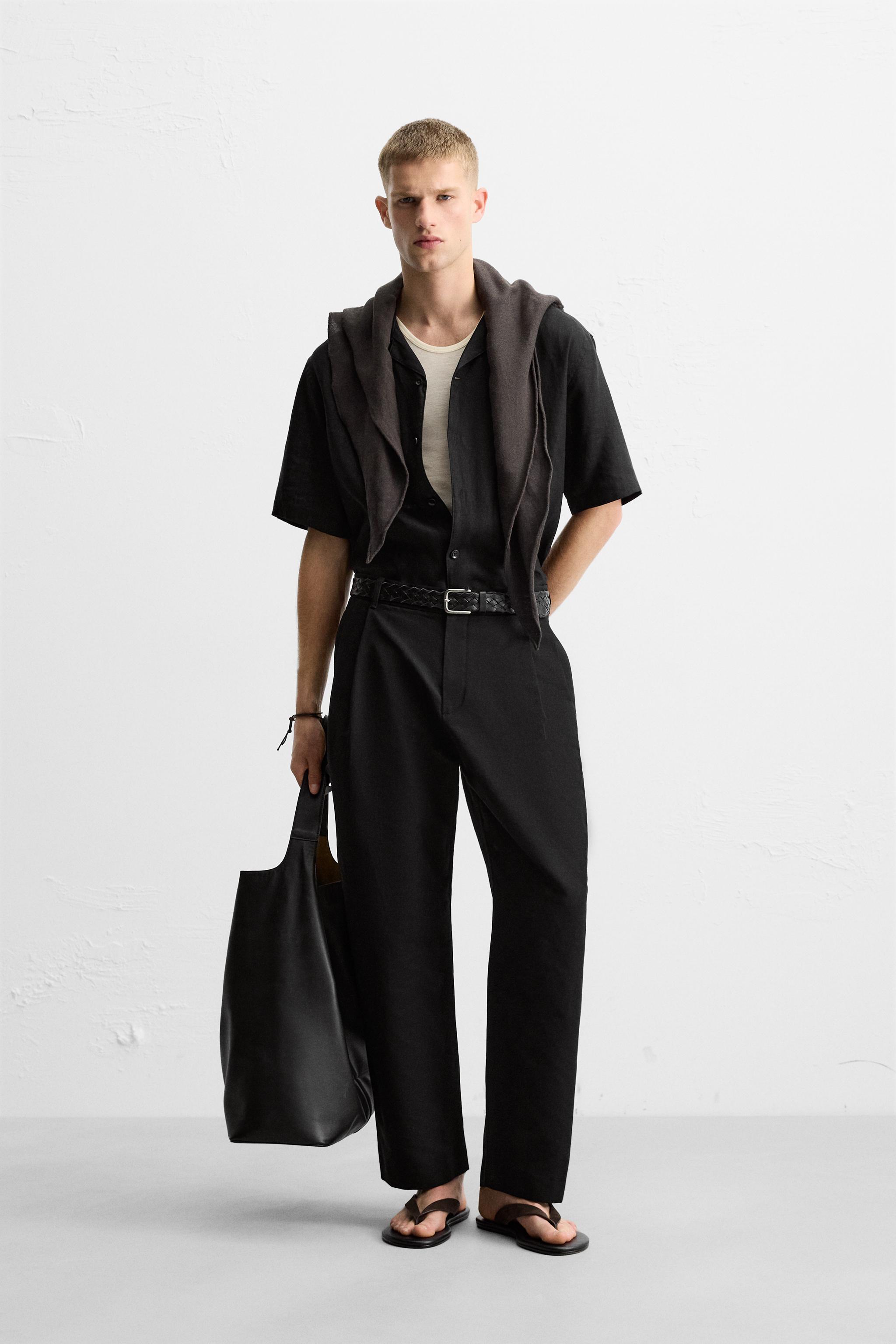 PANTALON COTON - LIN PLIS