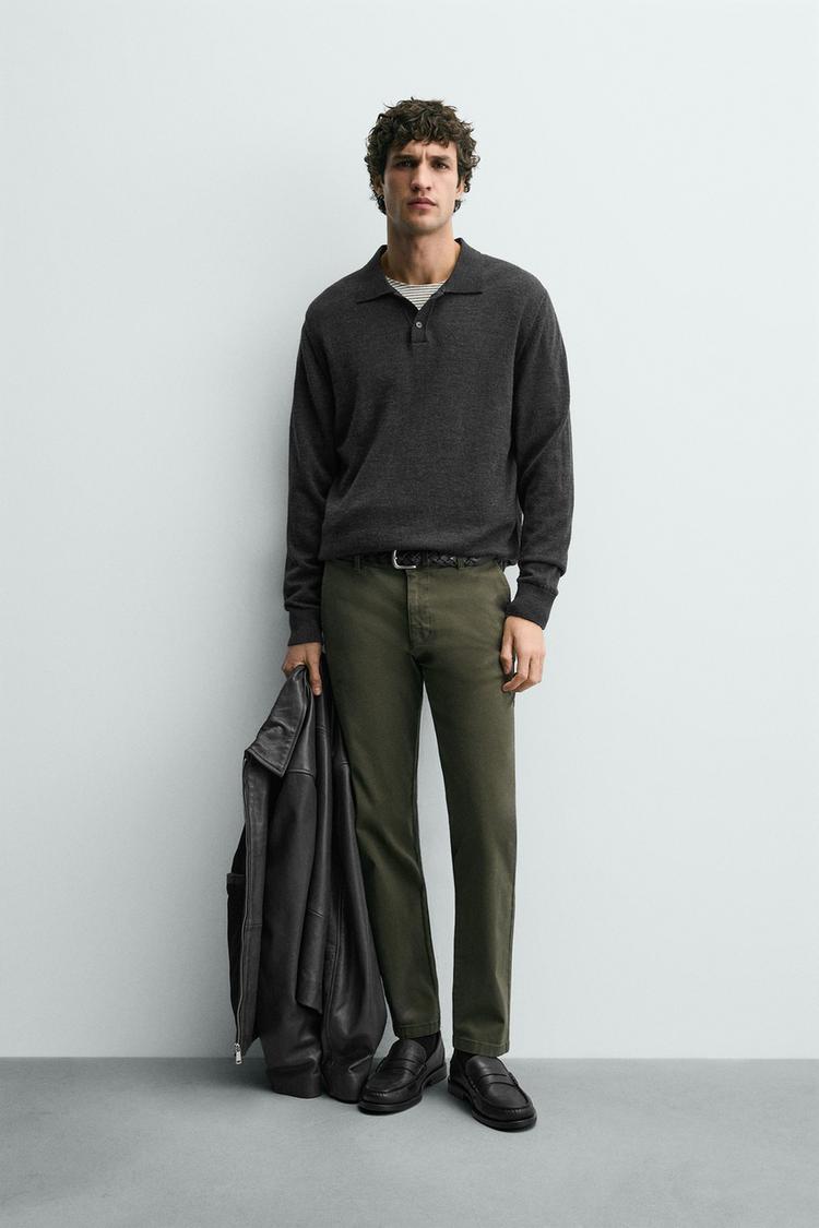 SKINNY CHINO PANTS - Zara product image