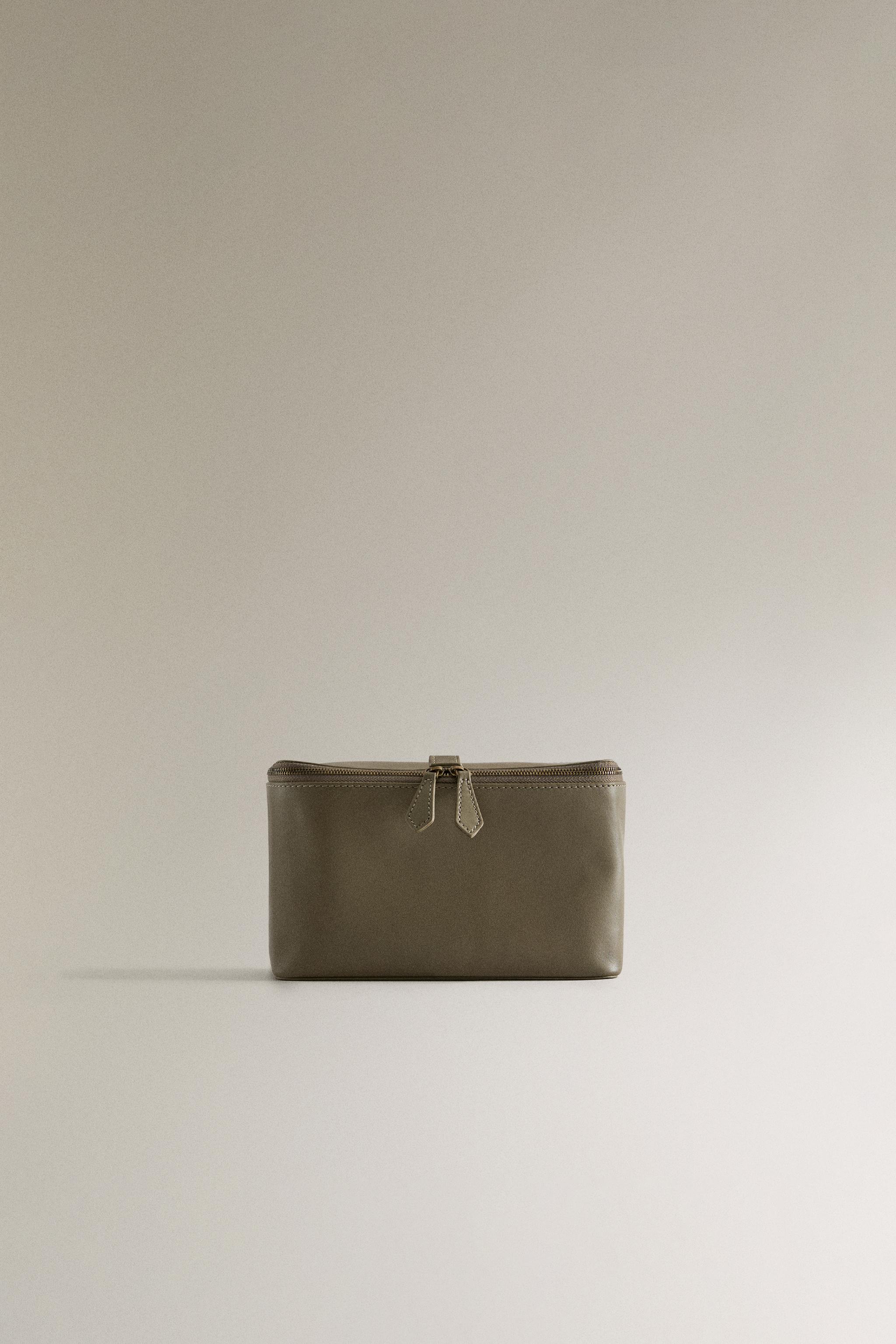 TROUSSE DE TOILETTE CUIR GRAND FORMAT