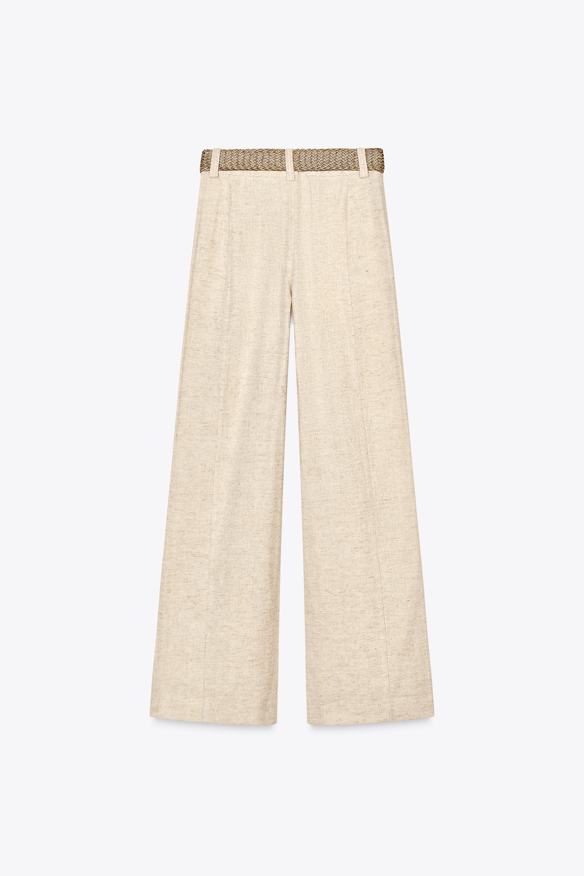 RUSTIC BELTED PANTS