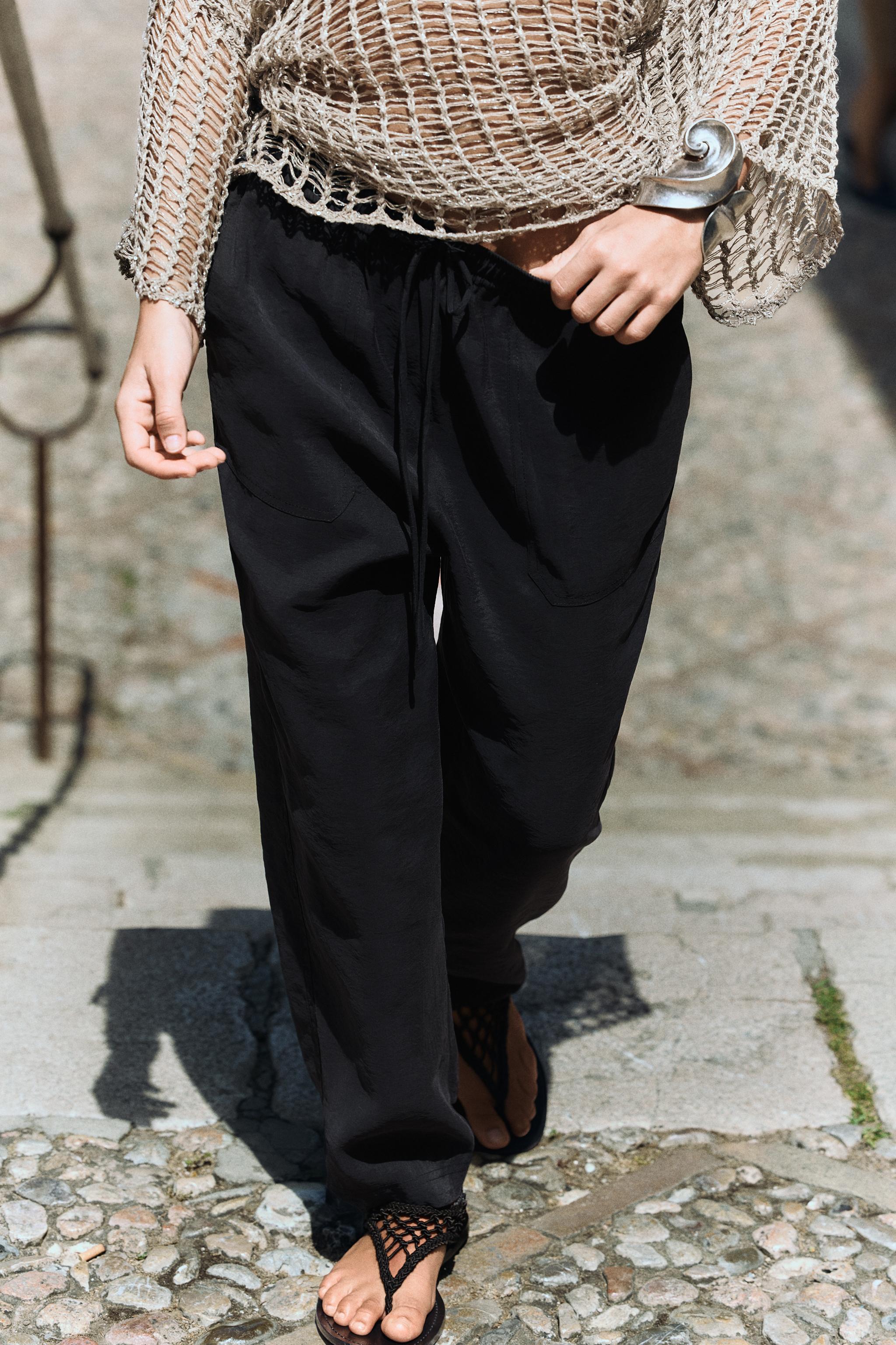 FLOWY ANKLE PANTS