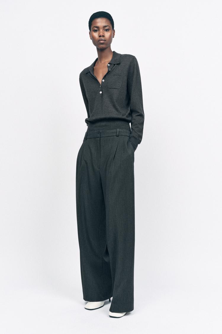PLEATED PANTS ZW COLLECTION