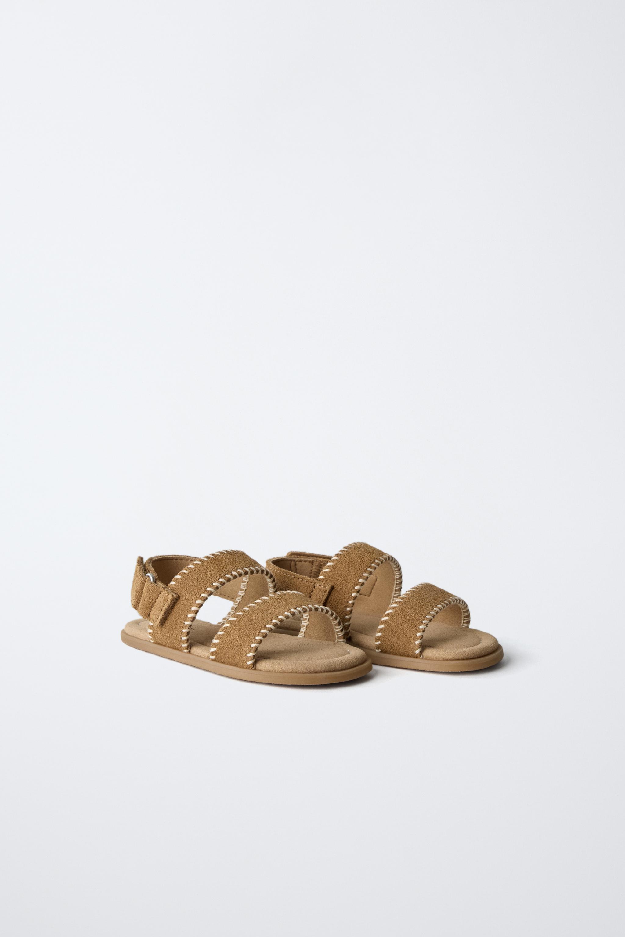 SANDALES EN CUIR BAREFOOT