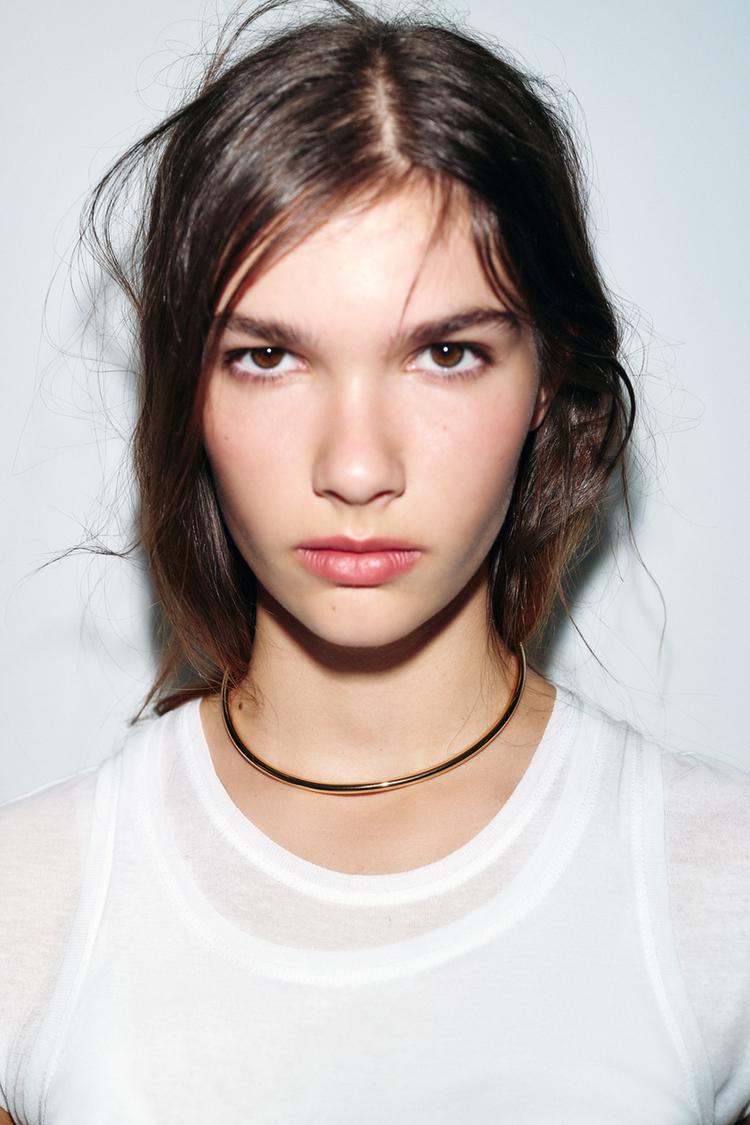 METALLIC CHOKER NECKLACE - Zara product image