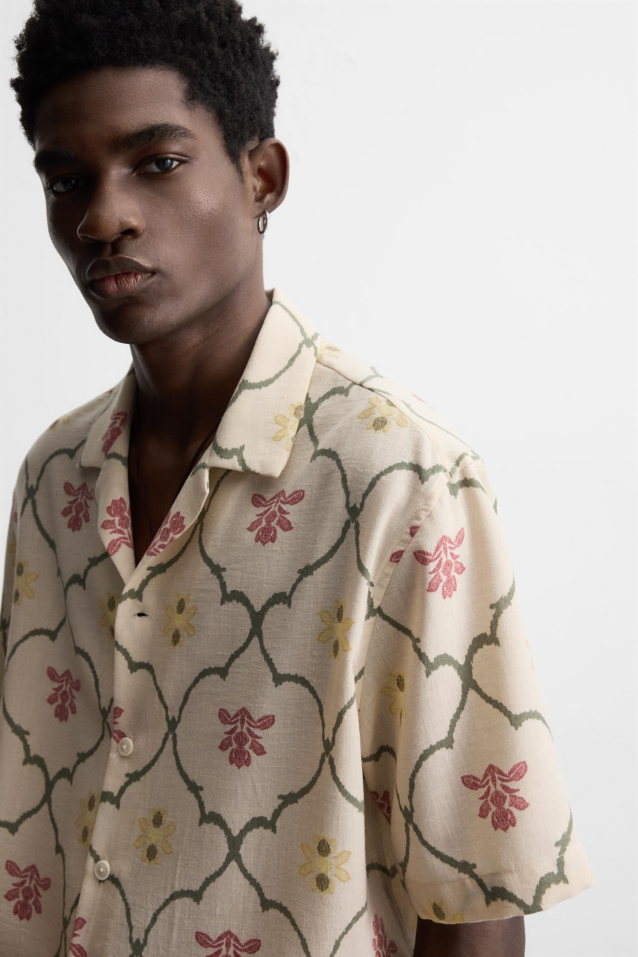 CHEMISE À IMPRIMÉ LOSANGES