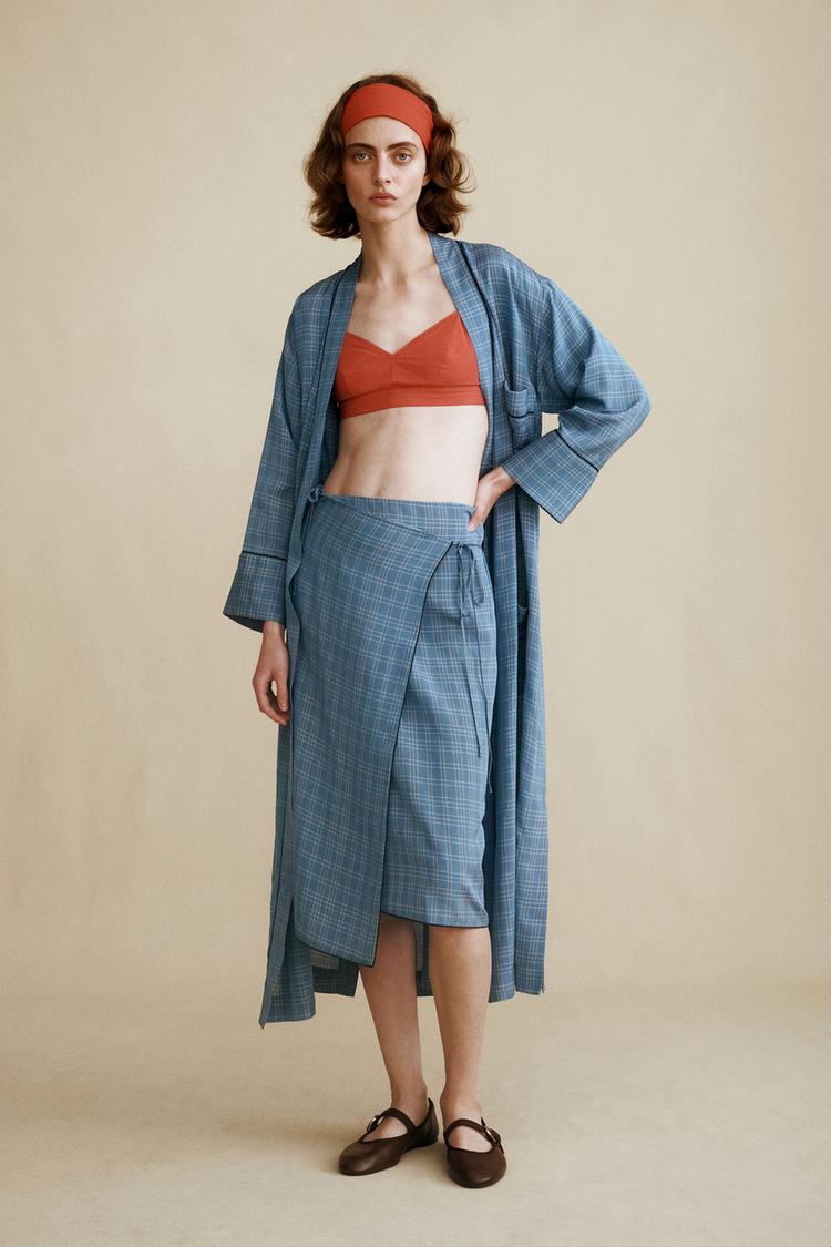 PLAID SKIRT CREATED BY CARAMEL LONDON X ZARA - Zara product image