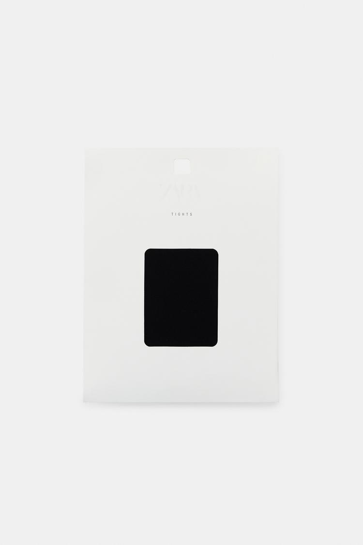 PLAIN BASIC TIGHTS - Zara product image