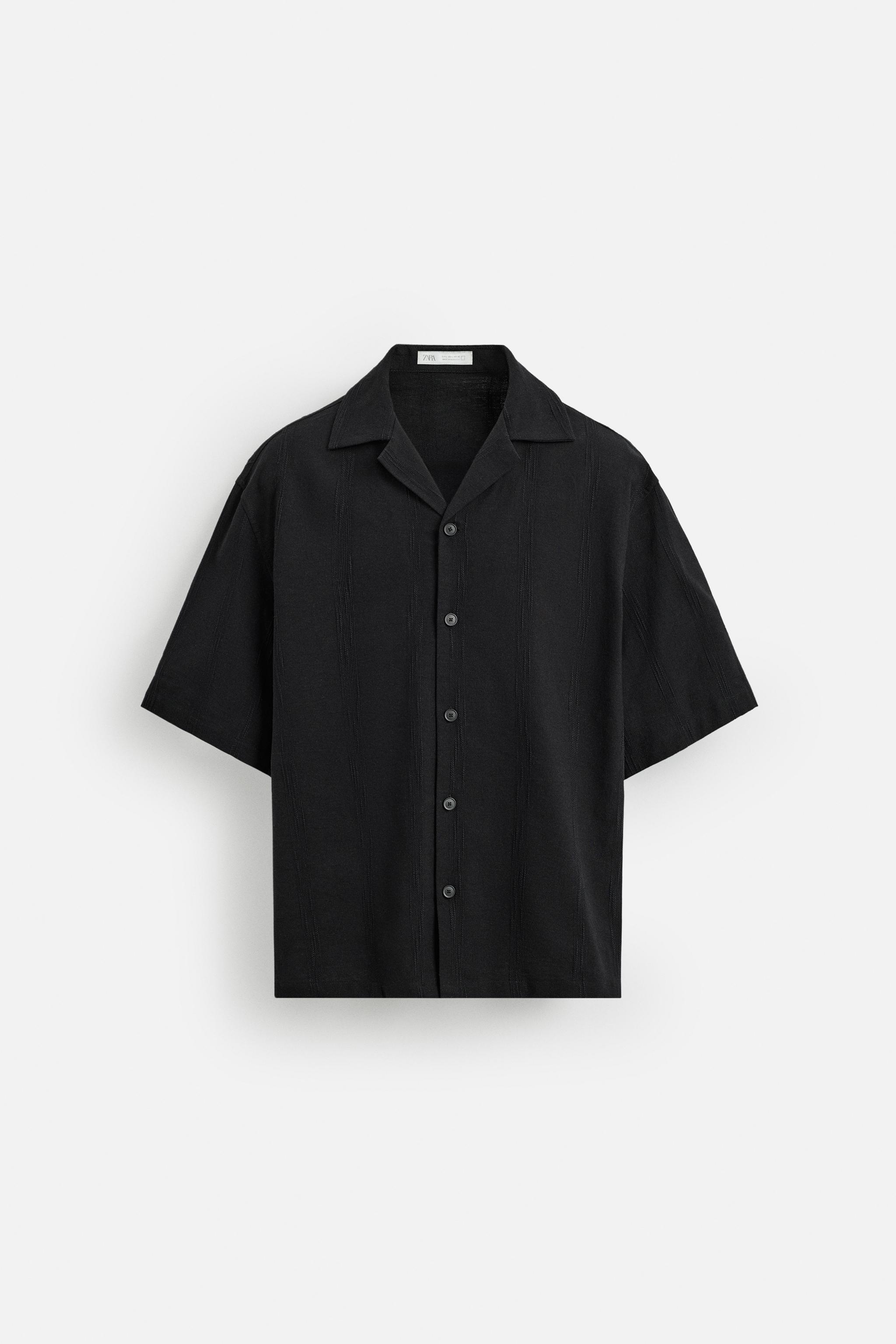 EMBROIDERED COTTON - LINEN SHIRT