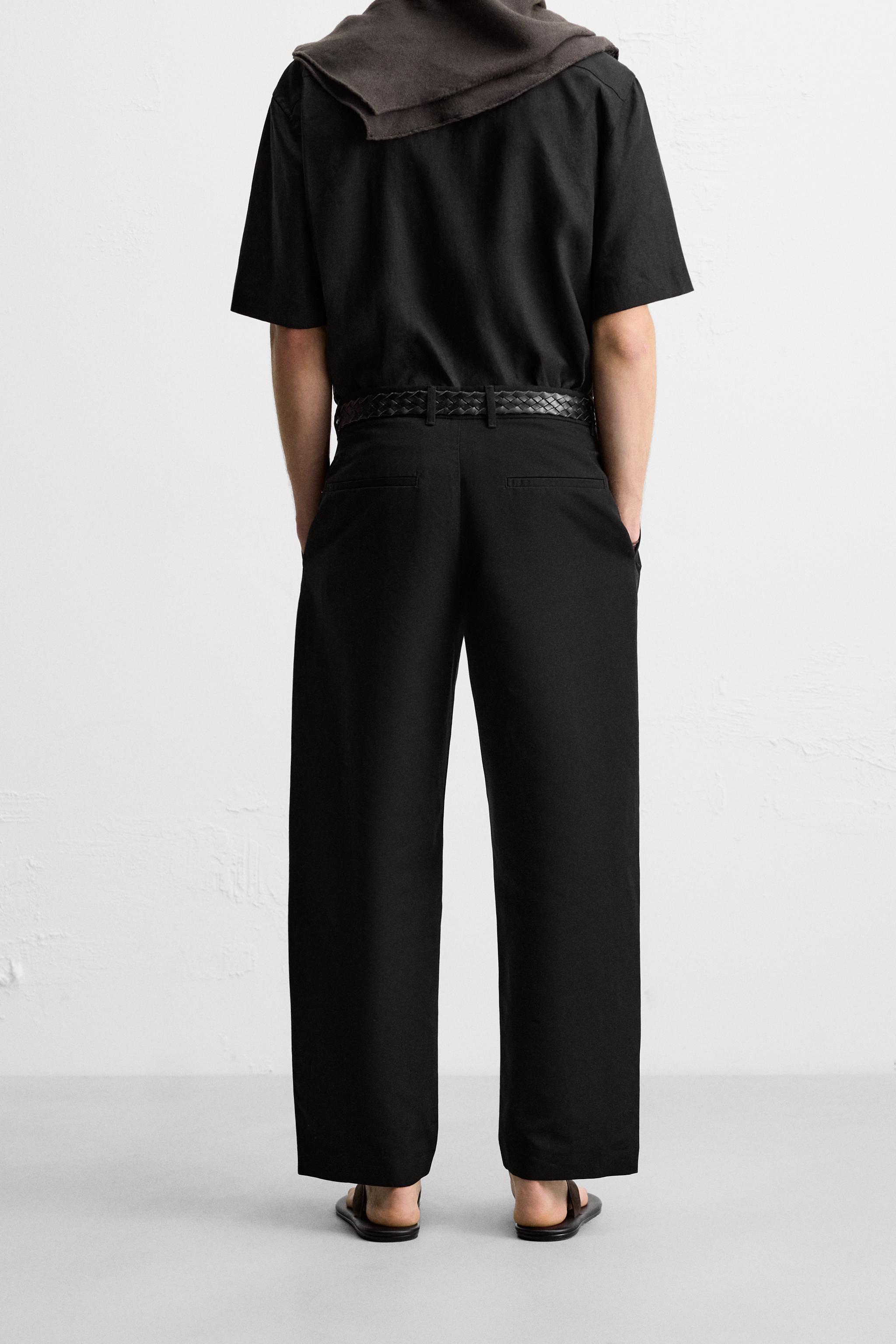 PANTALON COTON - LIN PLIS