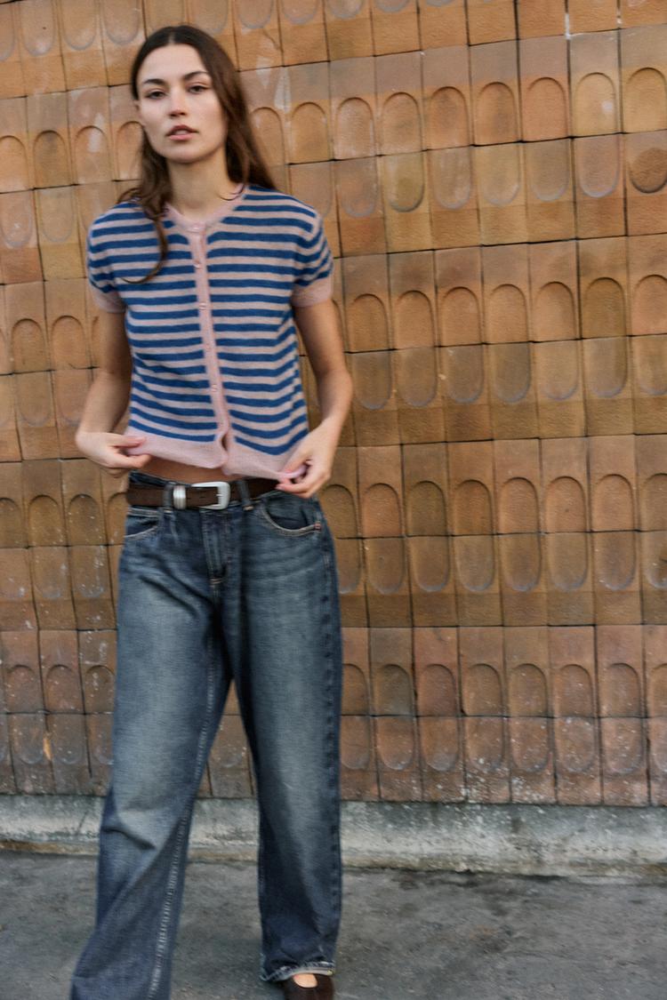 STRIPED WOOL BLEND JACKET - Zara product image