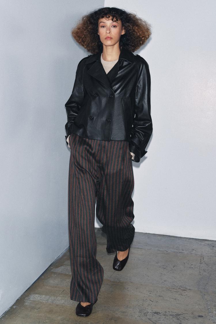 LEATHER JACKET ZW COLLECTION LIMITED EDITION - Zara product image