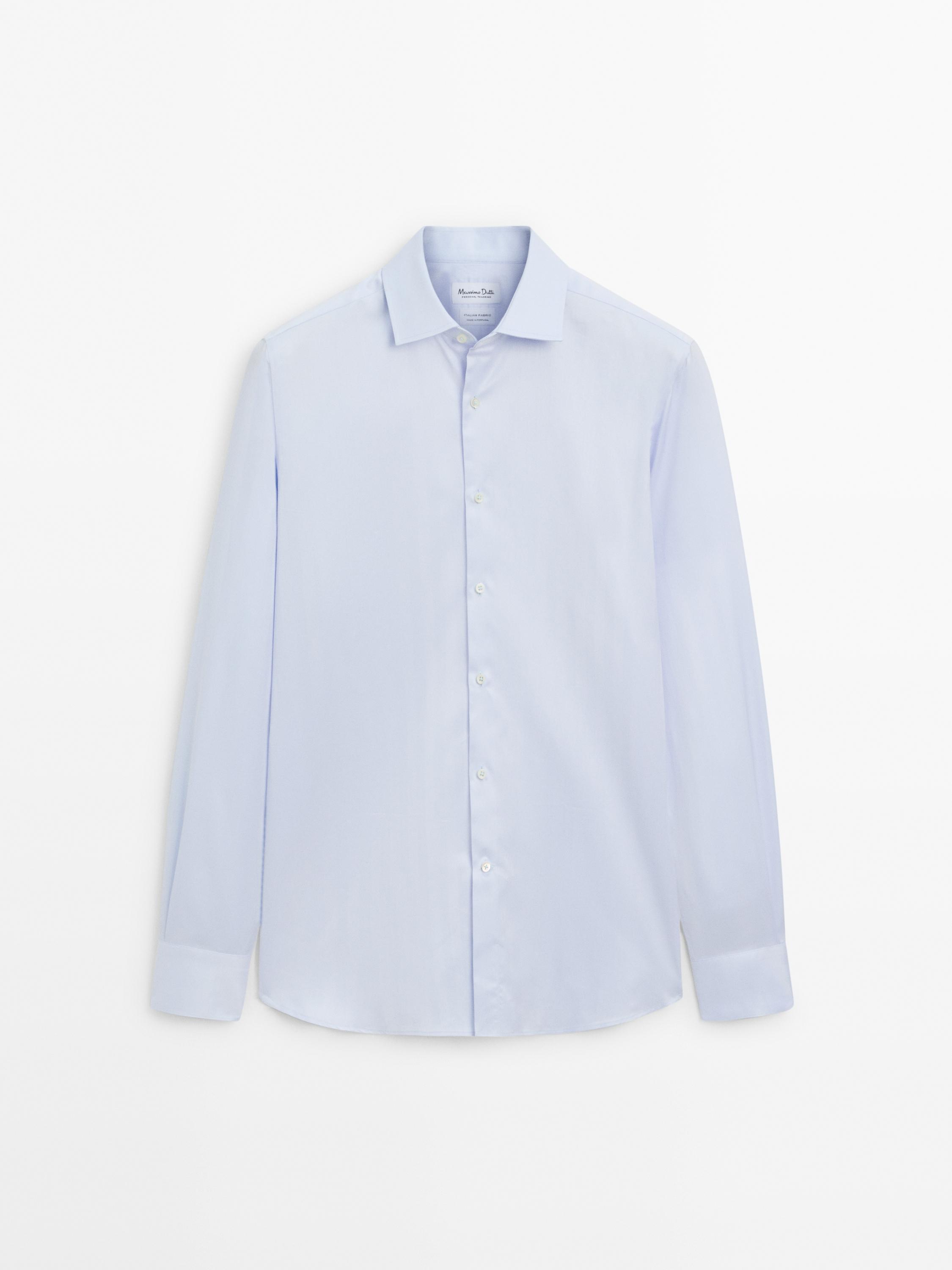 Slim fit 100% cotton shirt