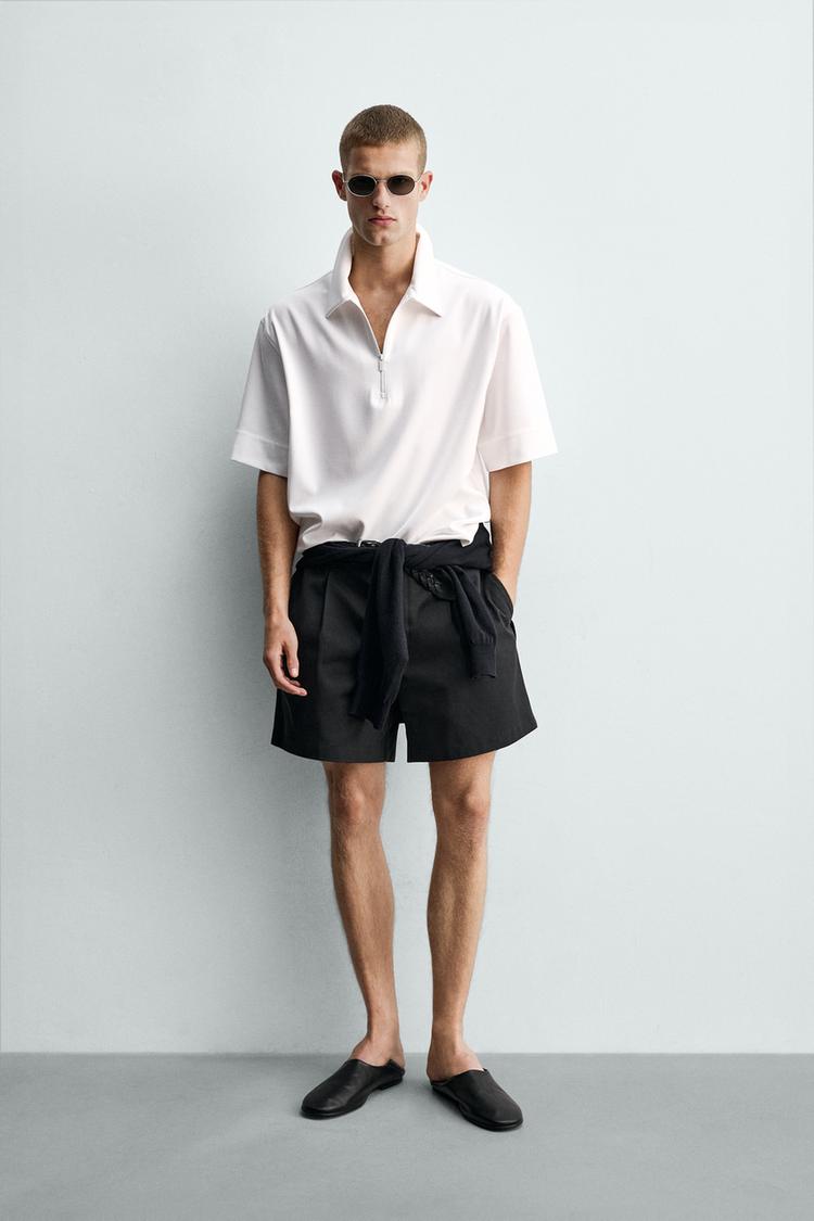 TECHNICAL ZIP POLO SHIRT - Zara product image