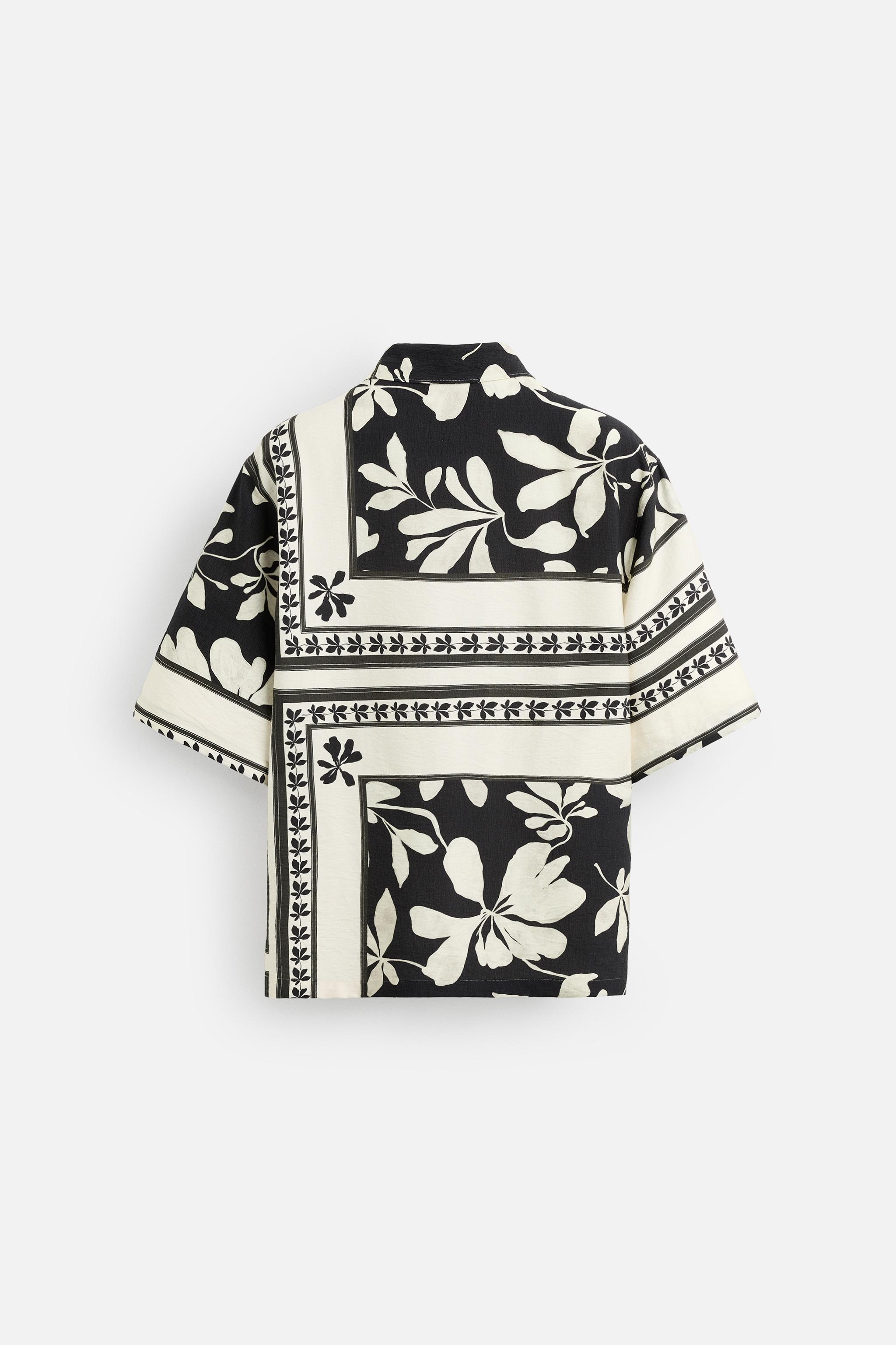 COMBINATION PRINT SHIRT