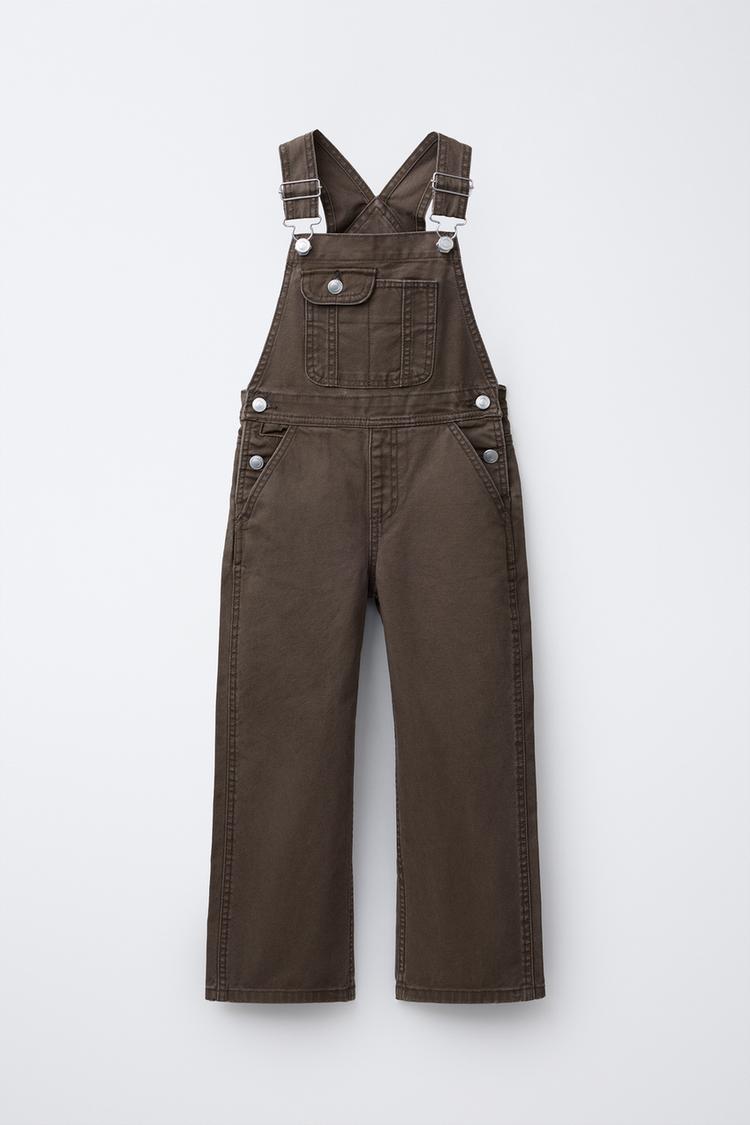 LONG DENIM OVERALLS - Zara product image