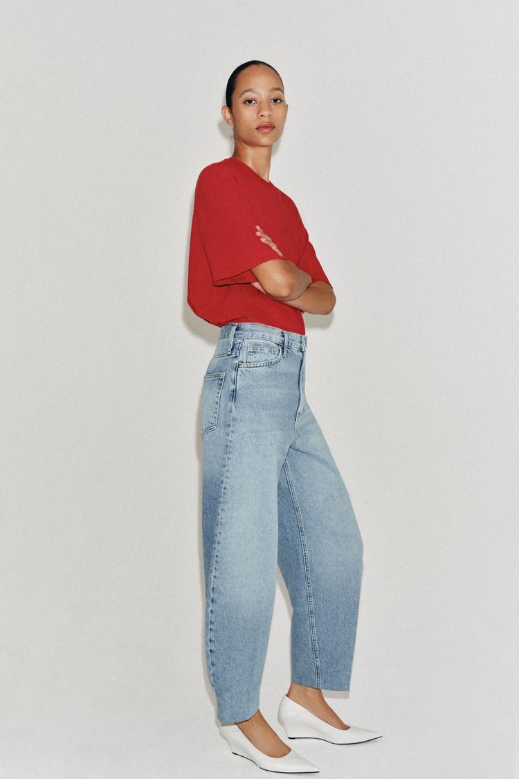 ZW COLLECTION HIGH WAIST TAPERED JEANS