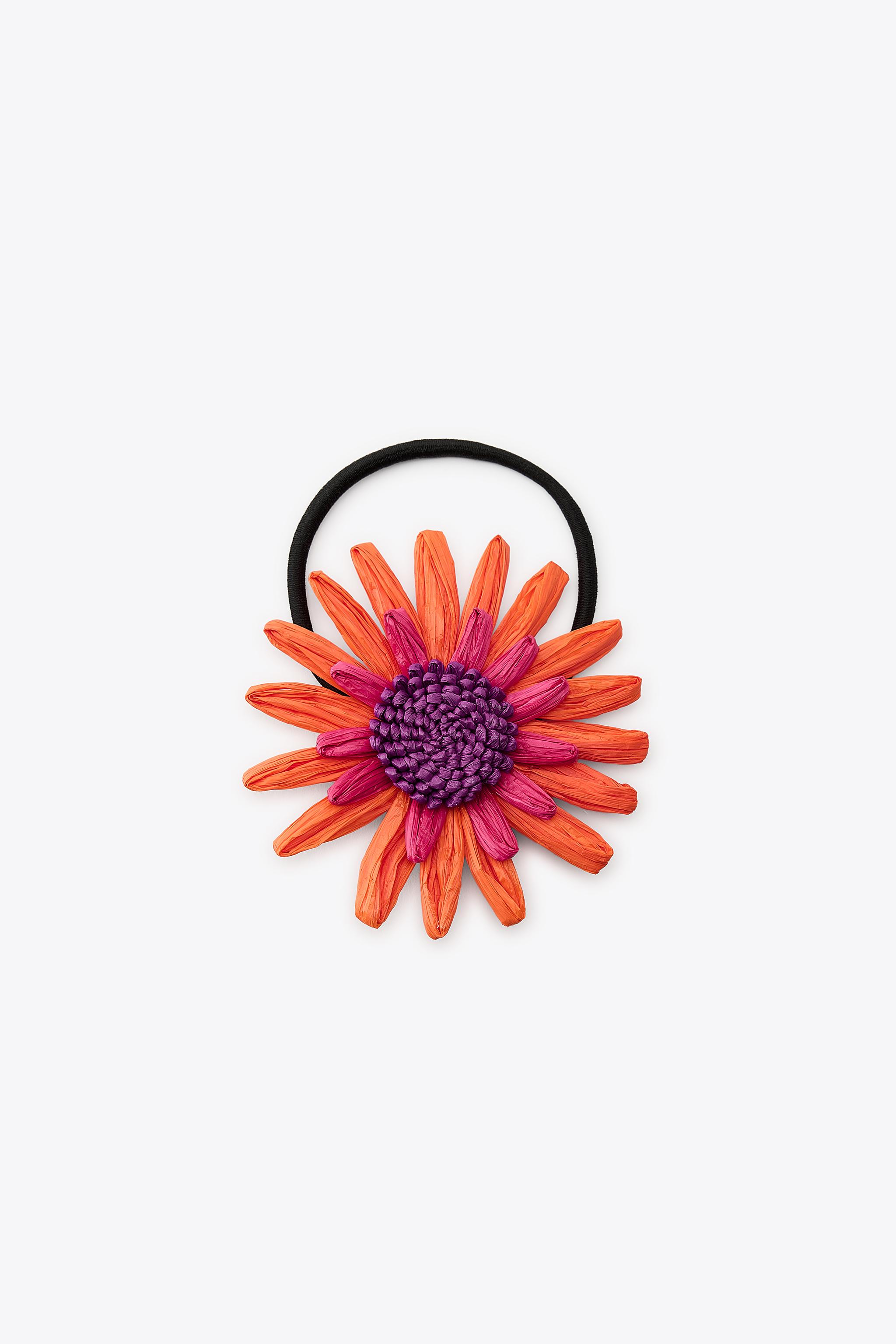 CHOUCHOU FLEUR RAPHIA