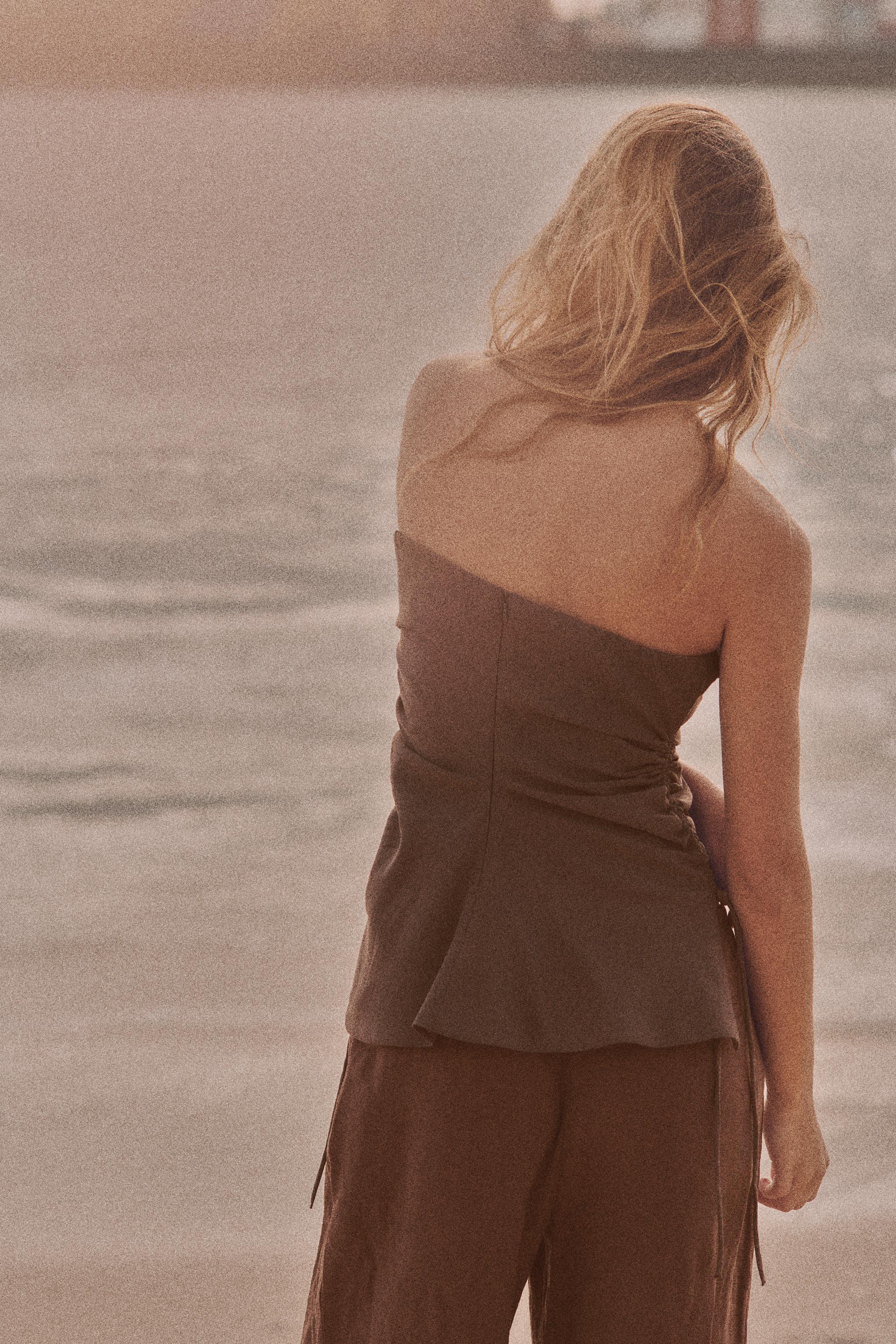 TOP FLUIDE BUSTIER